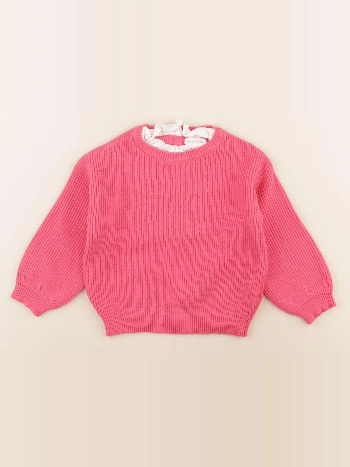 Vertbaudet - pull rose - 3 ans