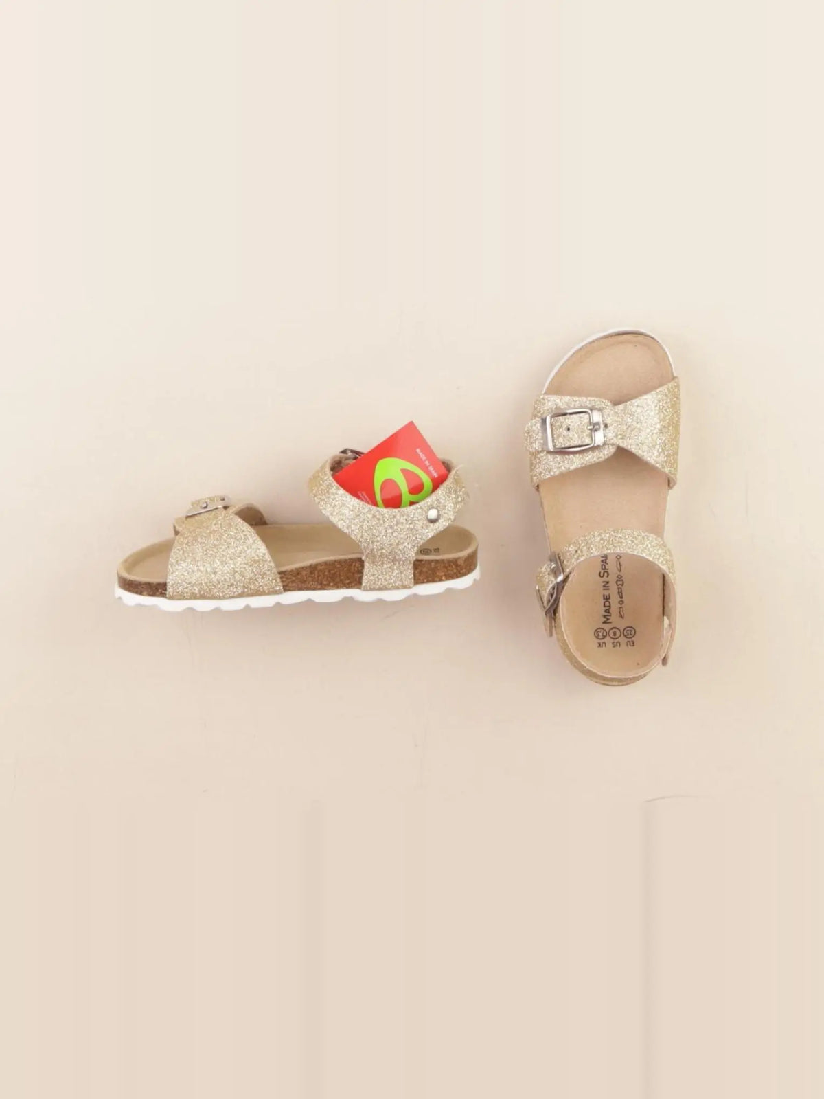 Billowy - sandales beige, or - pointure 25