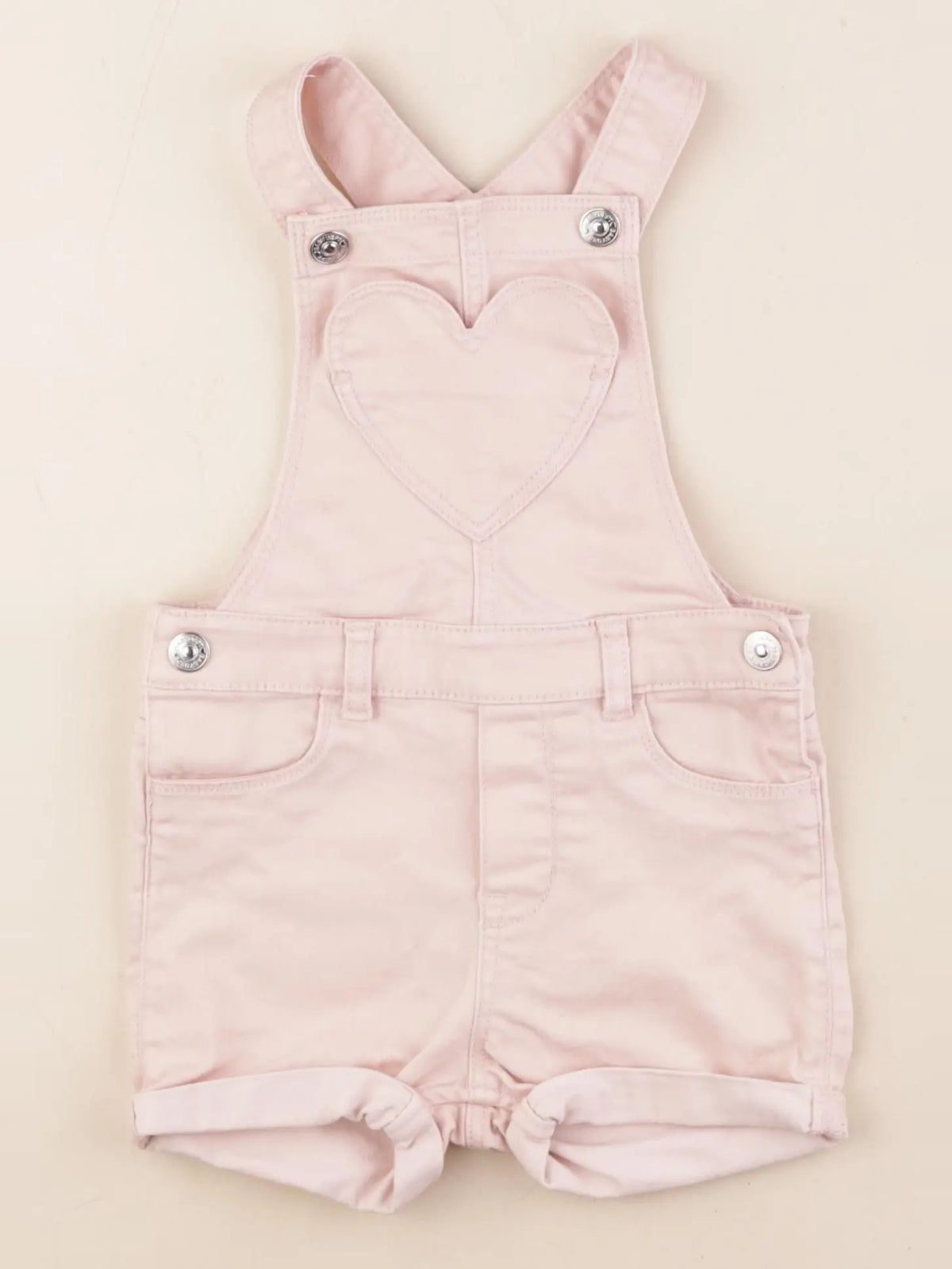 H&M - salopette rose - 9/12 mois
