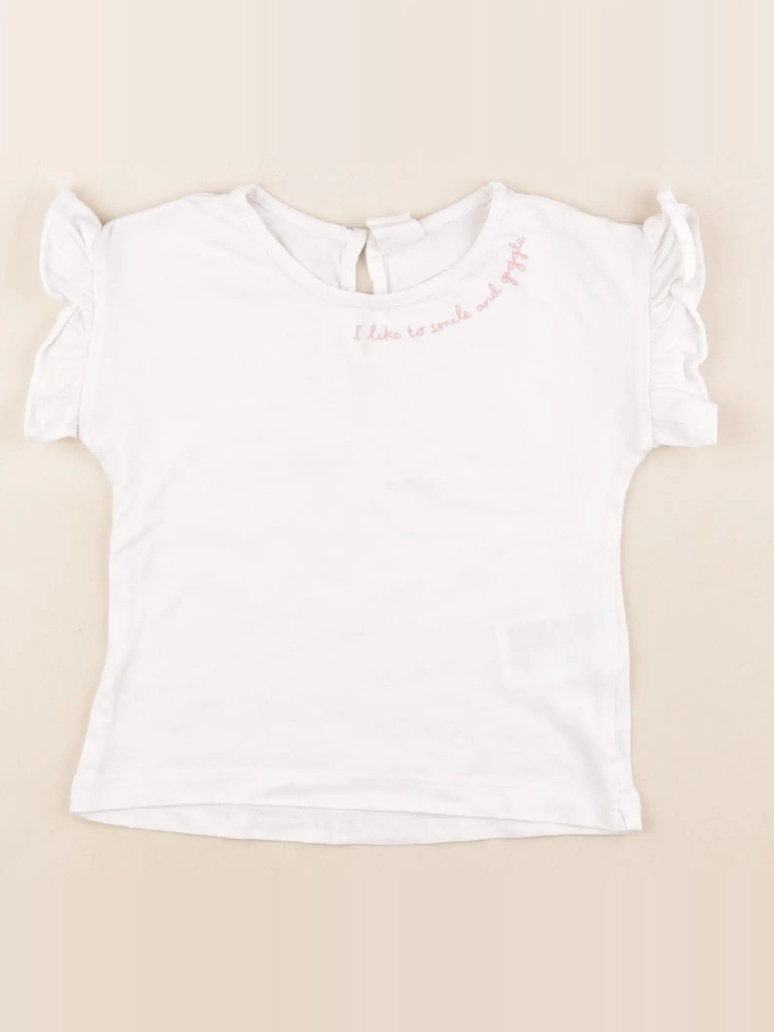 H&M - tee-shirt blanc - 9/12 mois