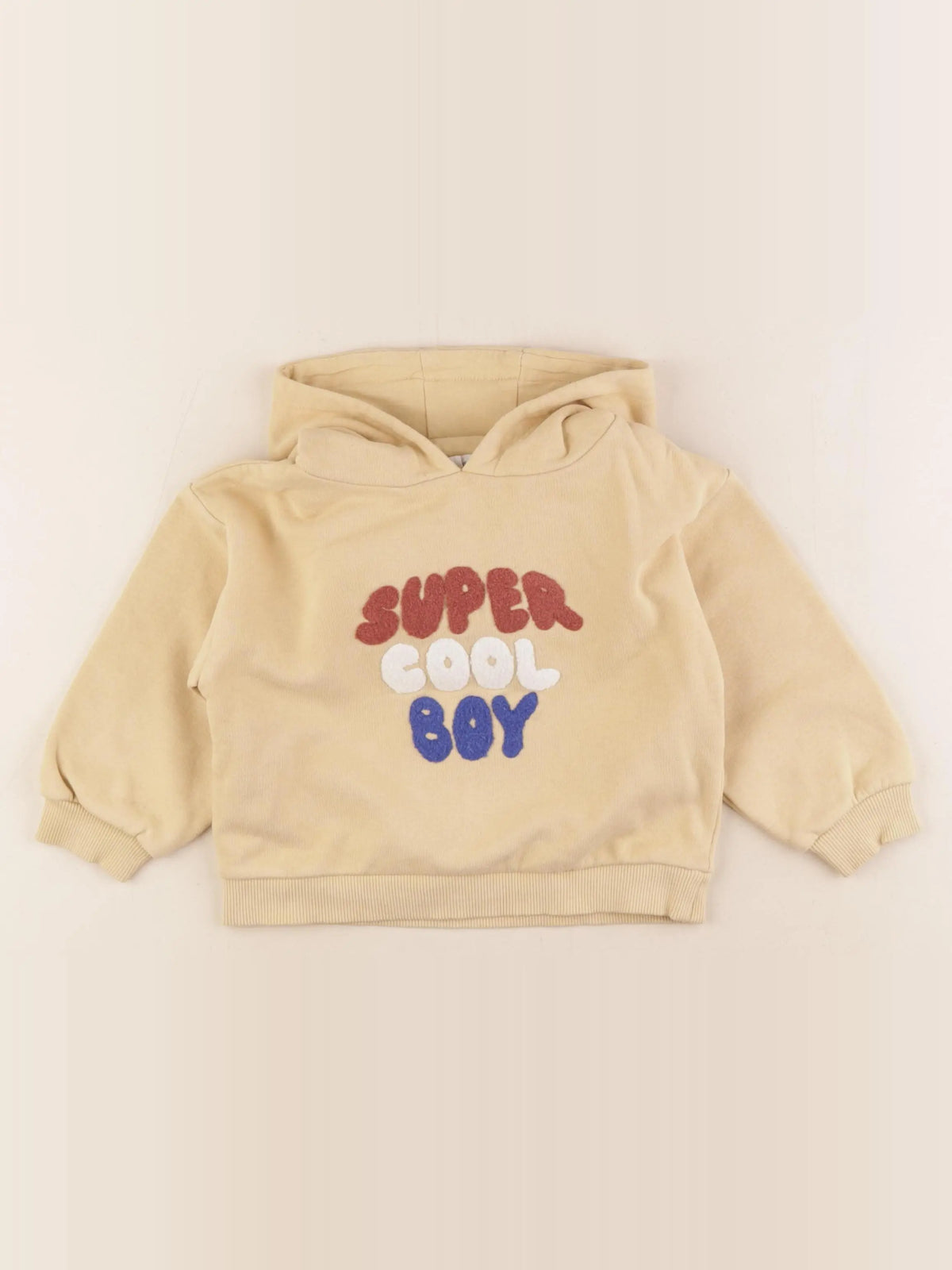 Vertbaudet - sweat jaune - 24 mois