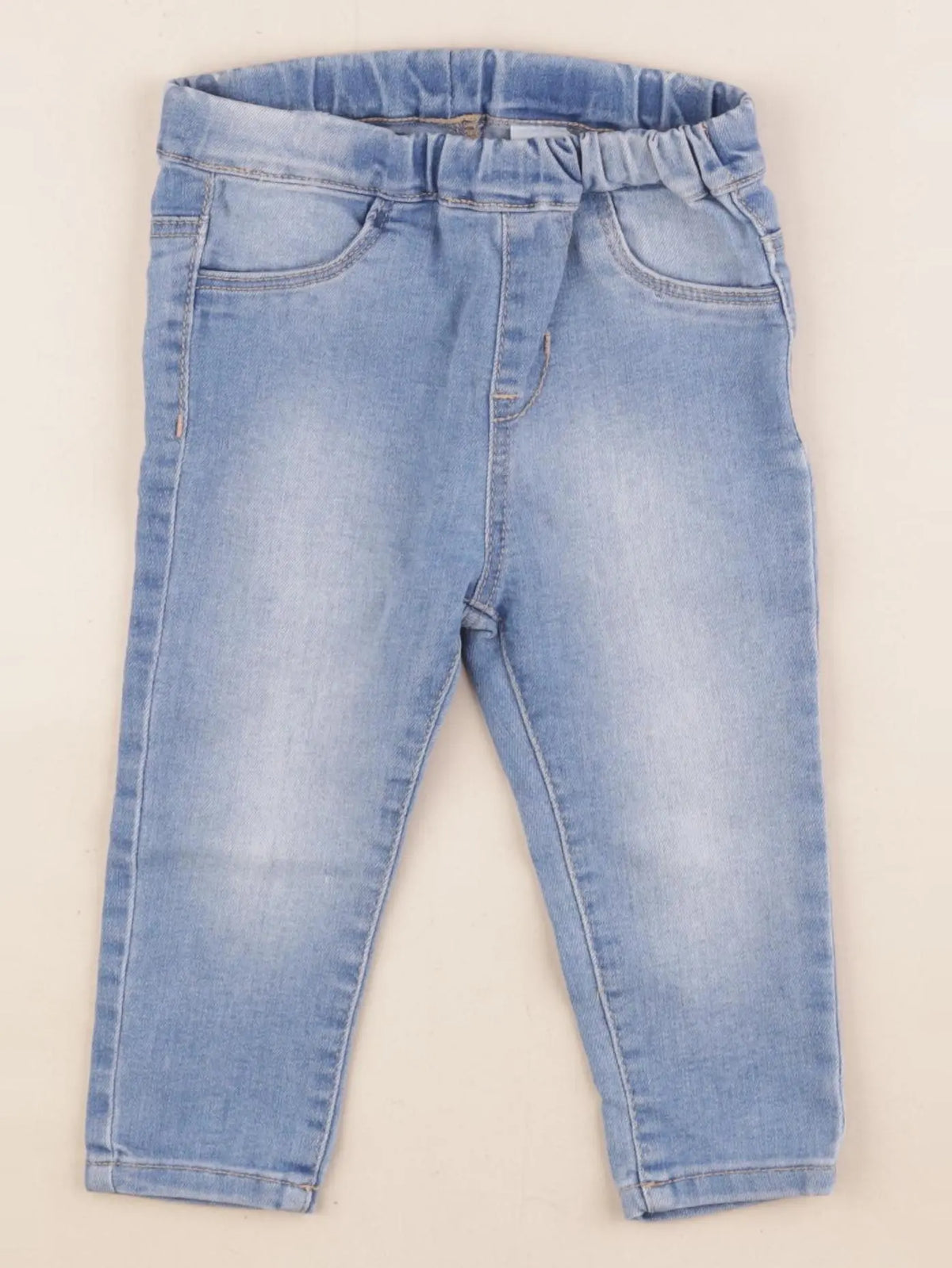 H&M - legging bleu - 9/12 mois