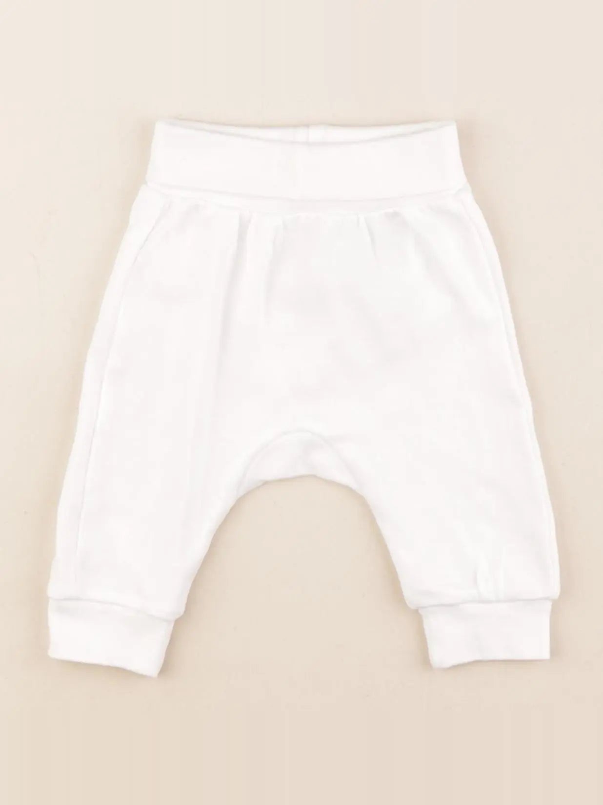 H&M - sarouel blanc - 1/2 mois