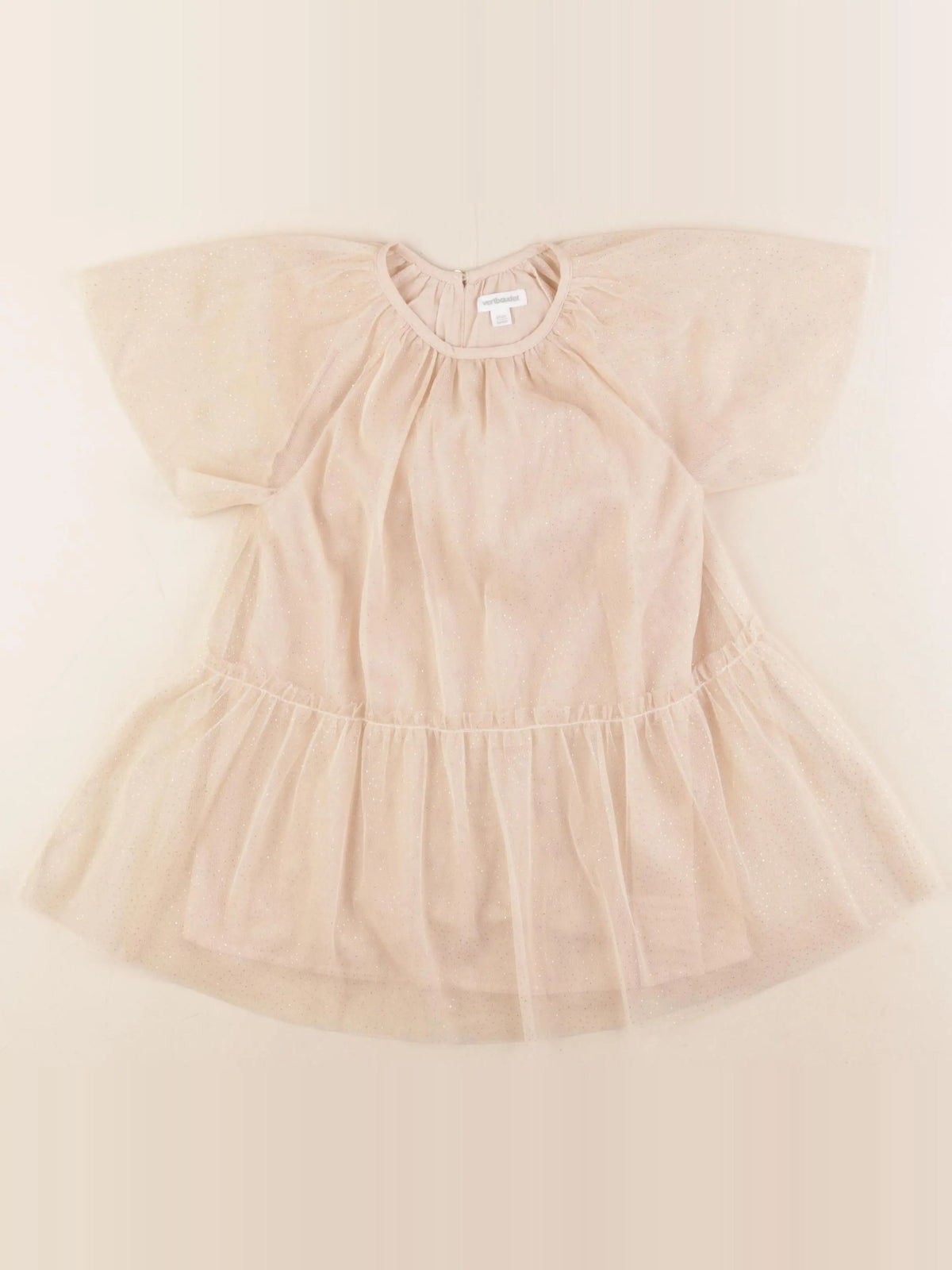 Vertbaudet - robe beige - 3 ans
