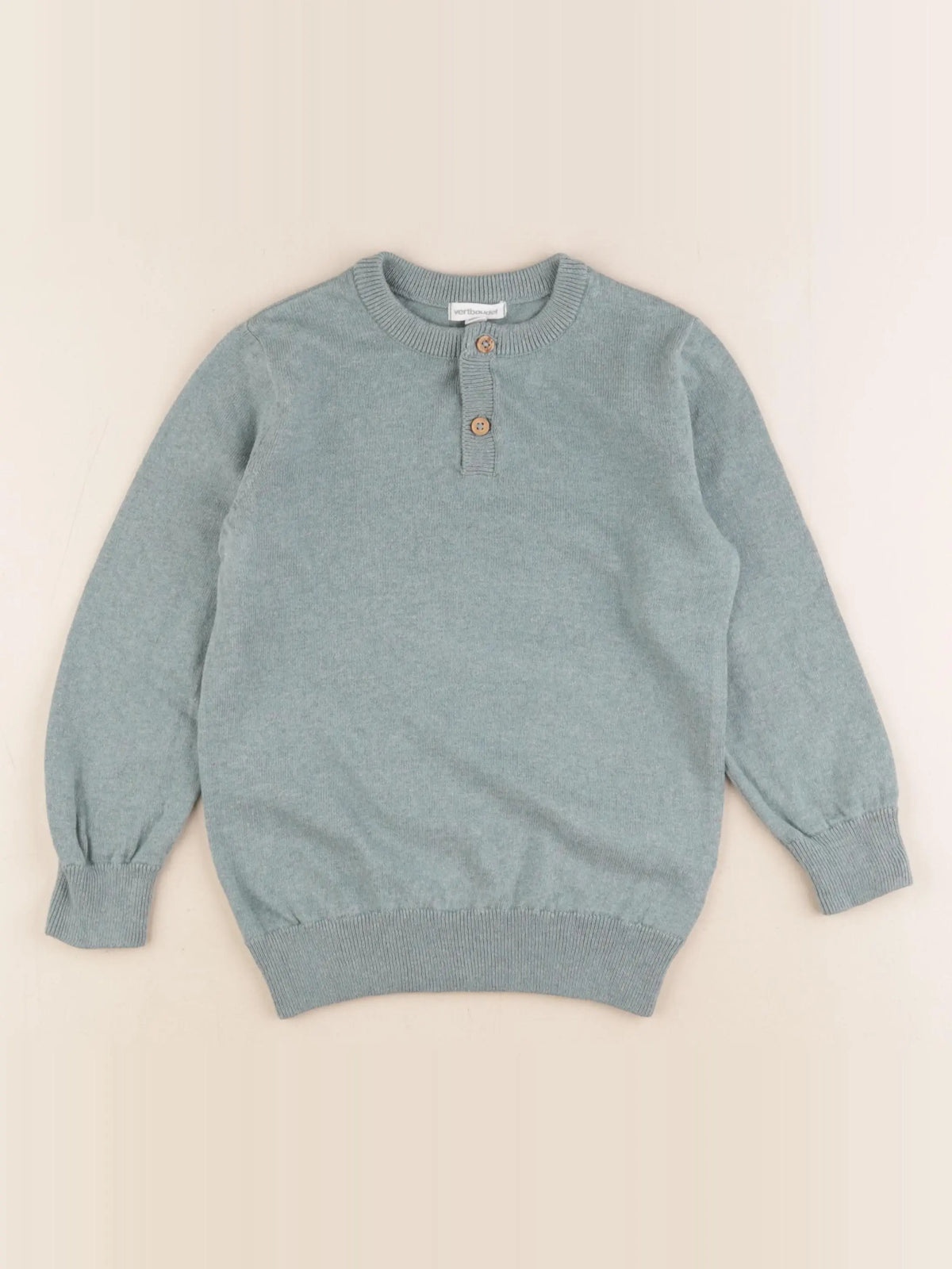 Vertbaudet - pull vert - 6 ans