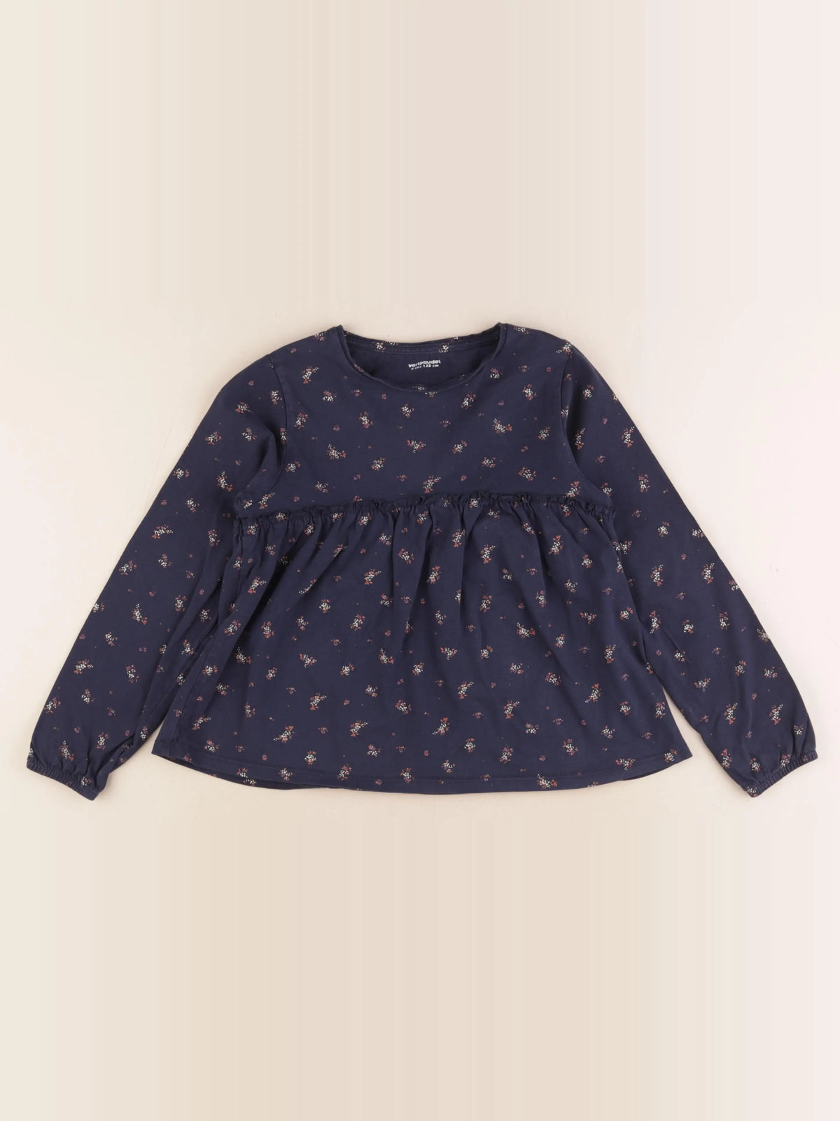 Vertbaudet - tee-shirt bleu - 8 ans