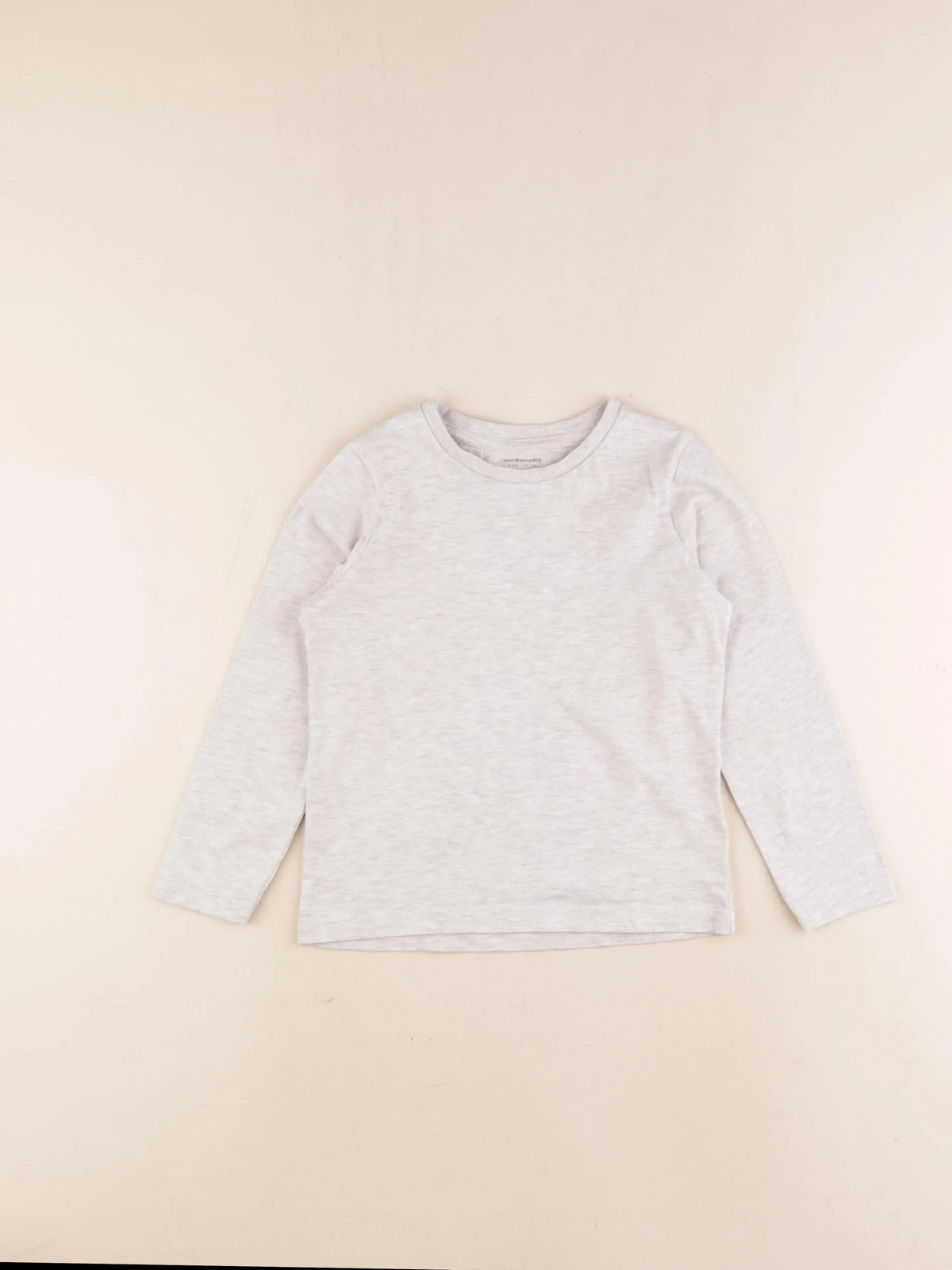 Vertbaudet - tee-shirt gris - 6 ans
