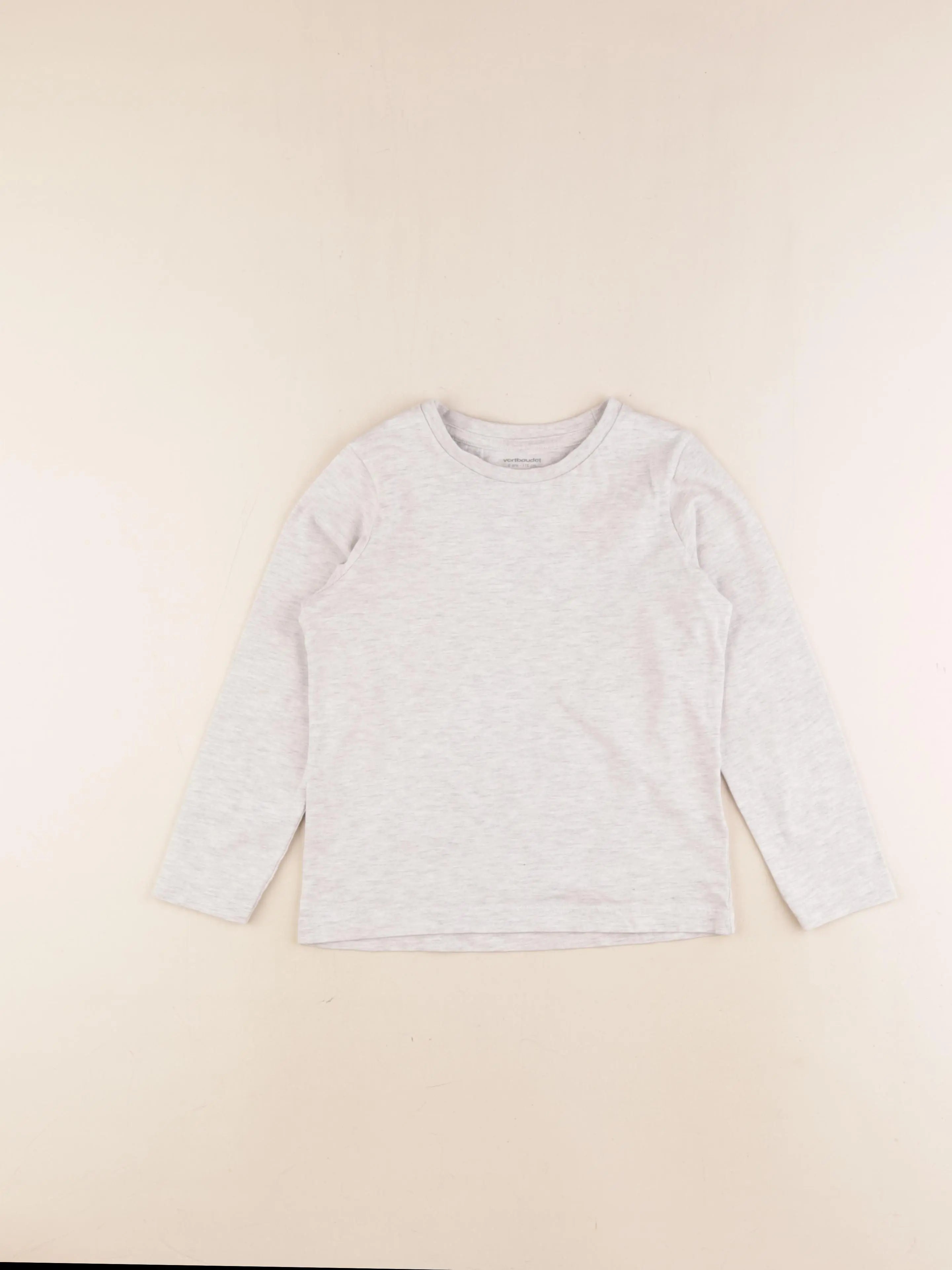 Vertbaudet - tee-shirt gris - 6 ans