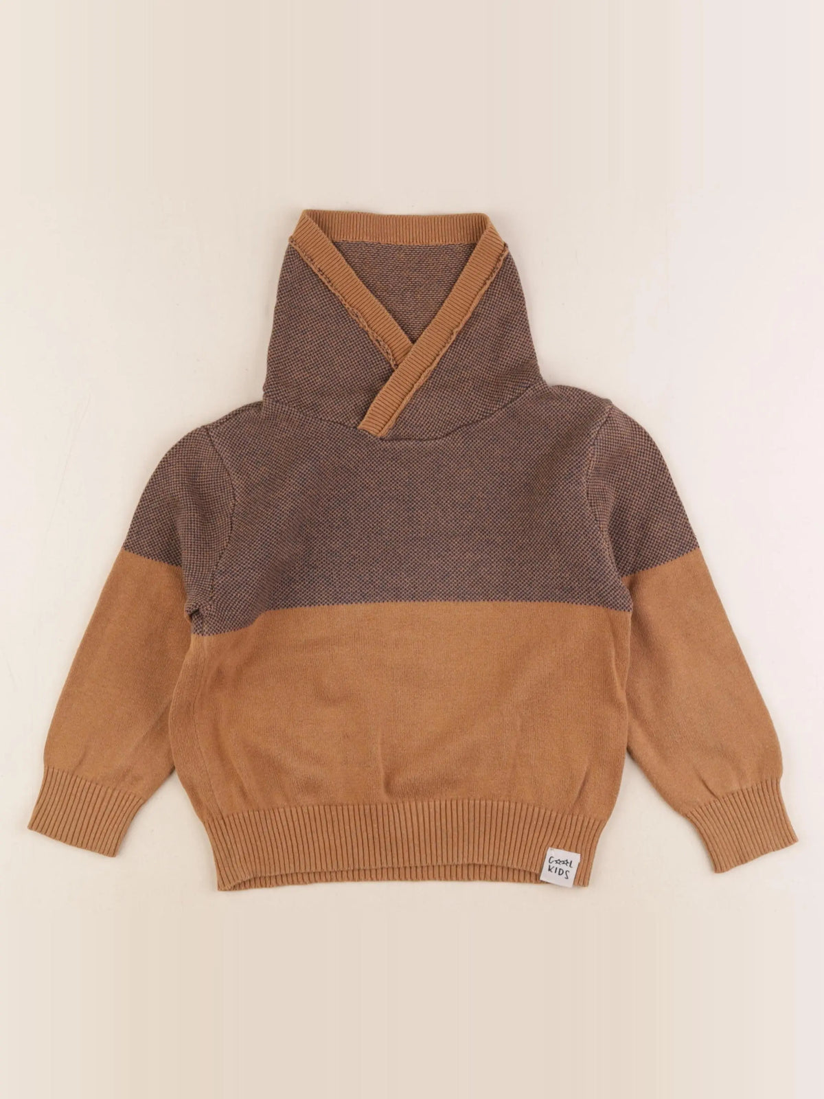Vertbaudet - pull marron - 5 ans