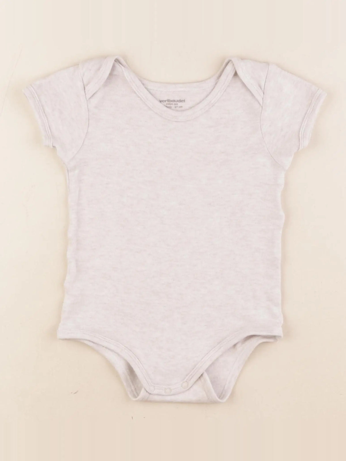 Vertbaudet - body beige - 36 mois