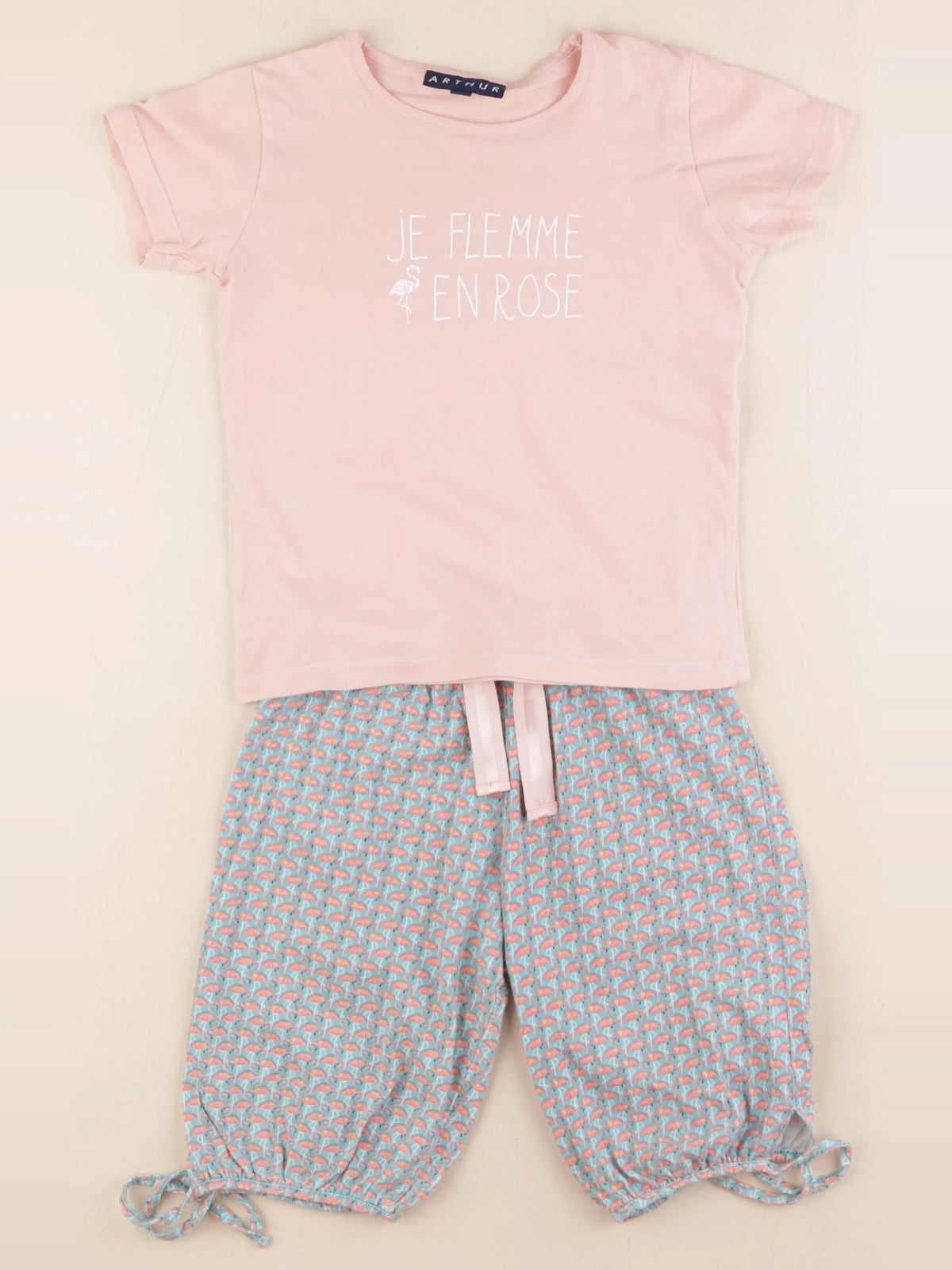 Arthur - pyjama bleu, rose - 6 ans