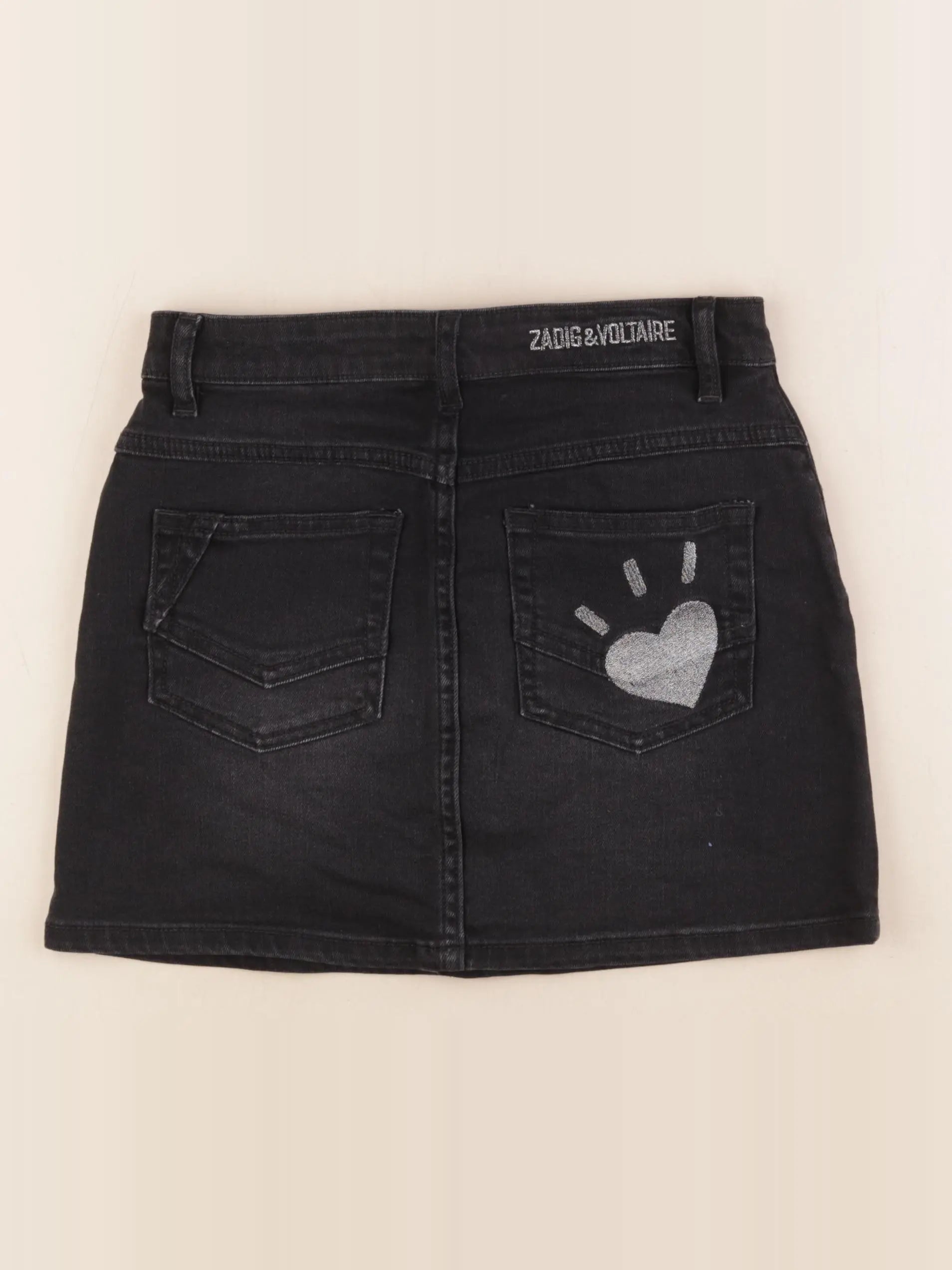 Zadig & Voltaire - jupe noir - 12 ans