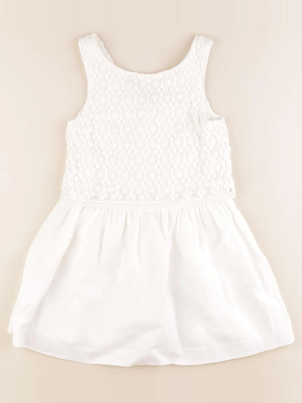 Cyrillus - robe blanc - 6 ans