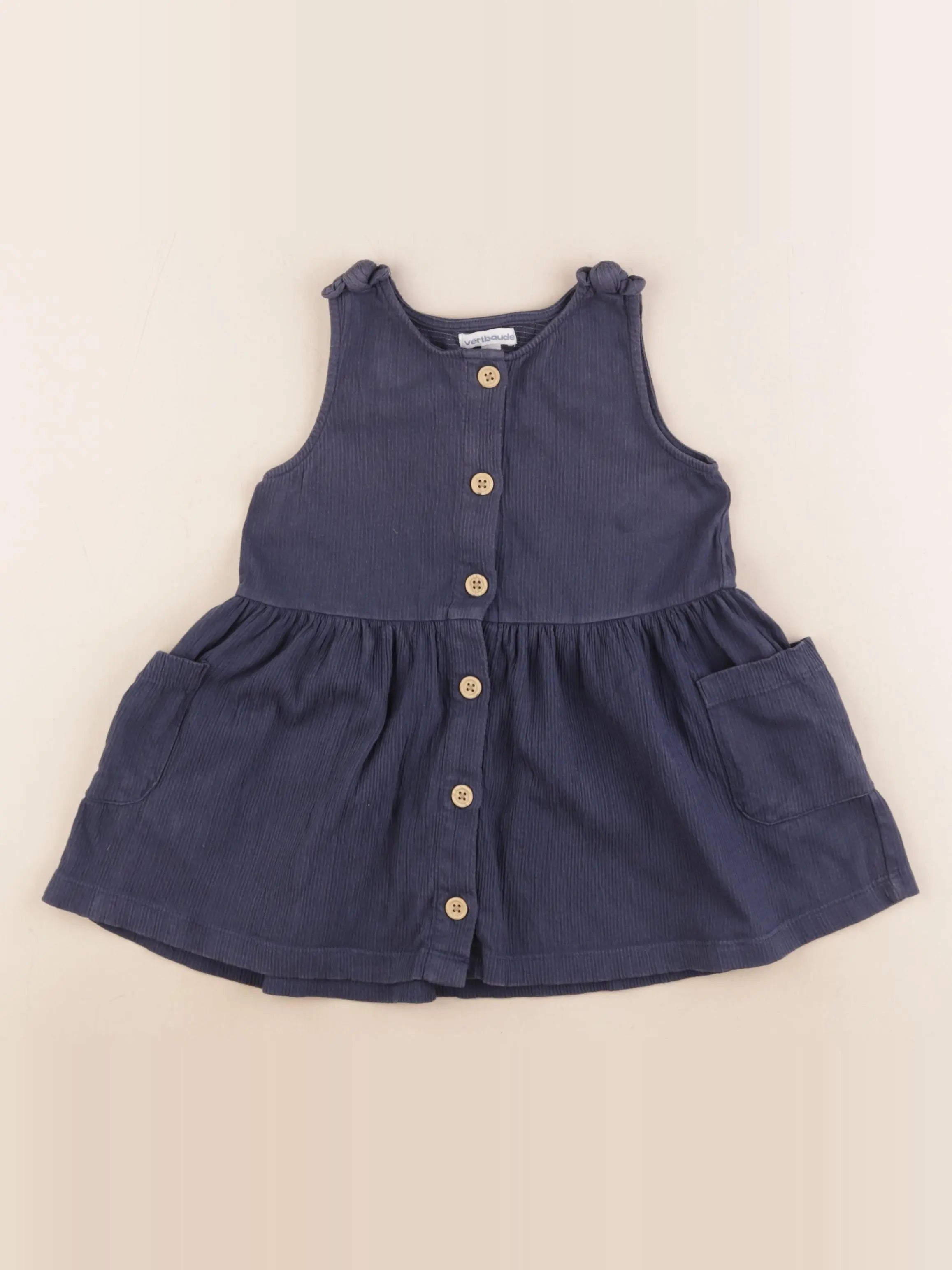 Vertbaudet - robe bleu - 2 ans