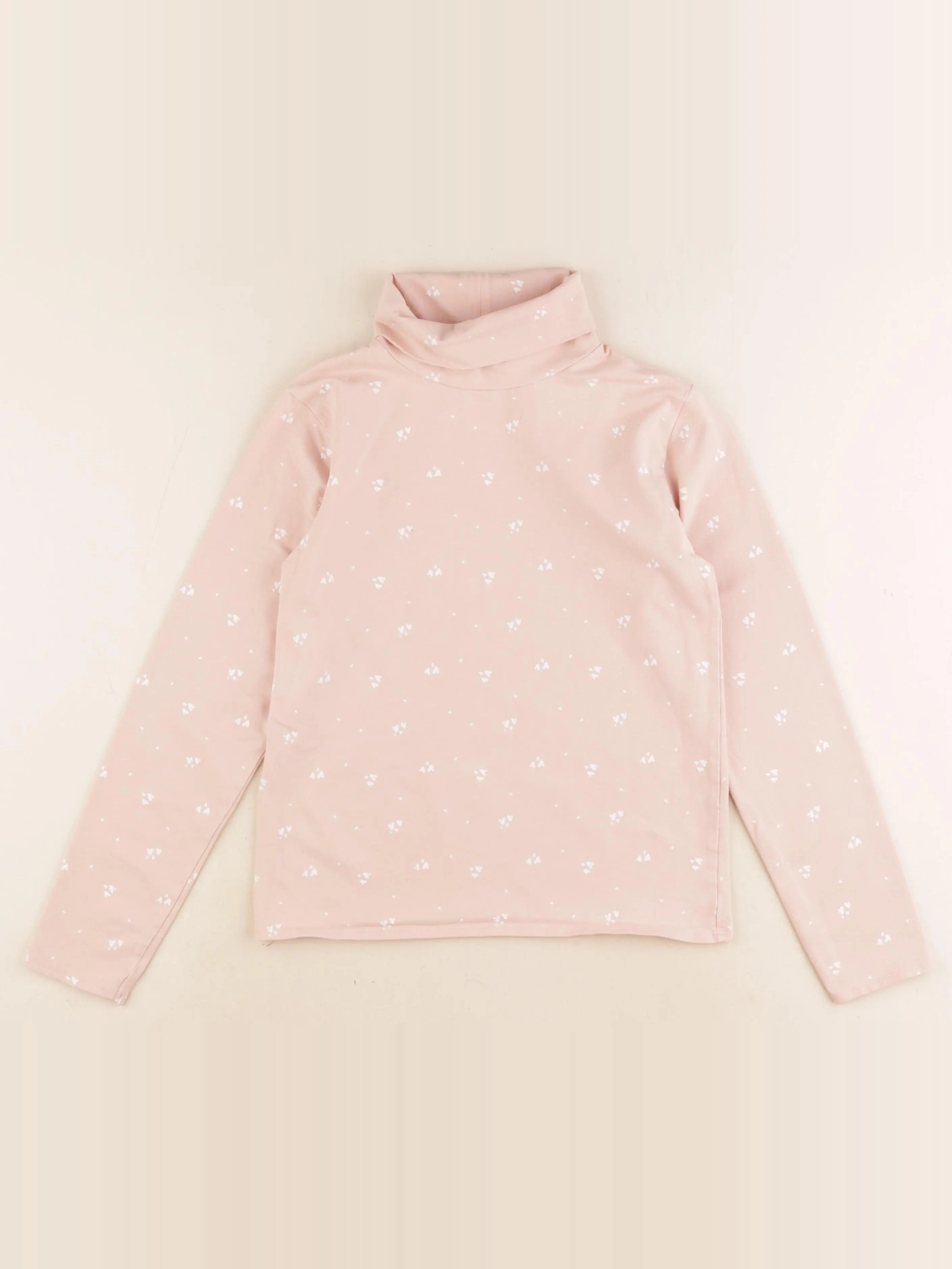 Vertbaudet - sous-pull rose - 10 ans