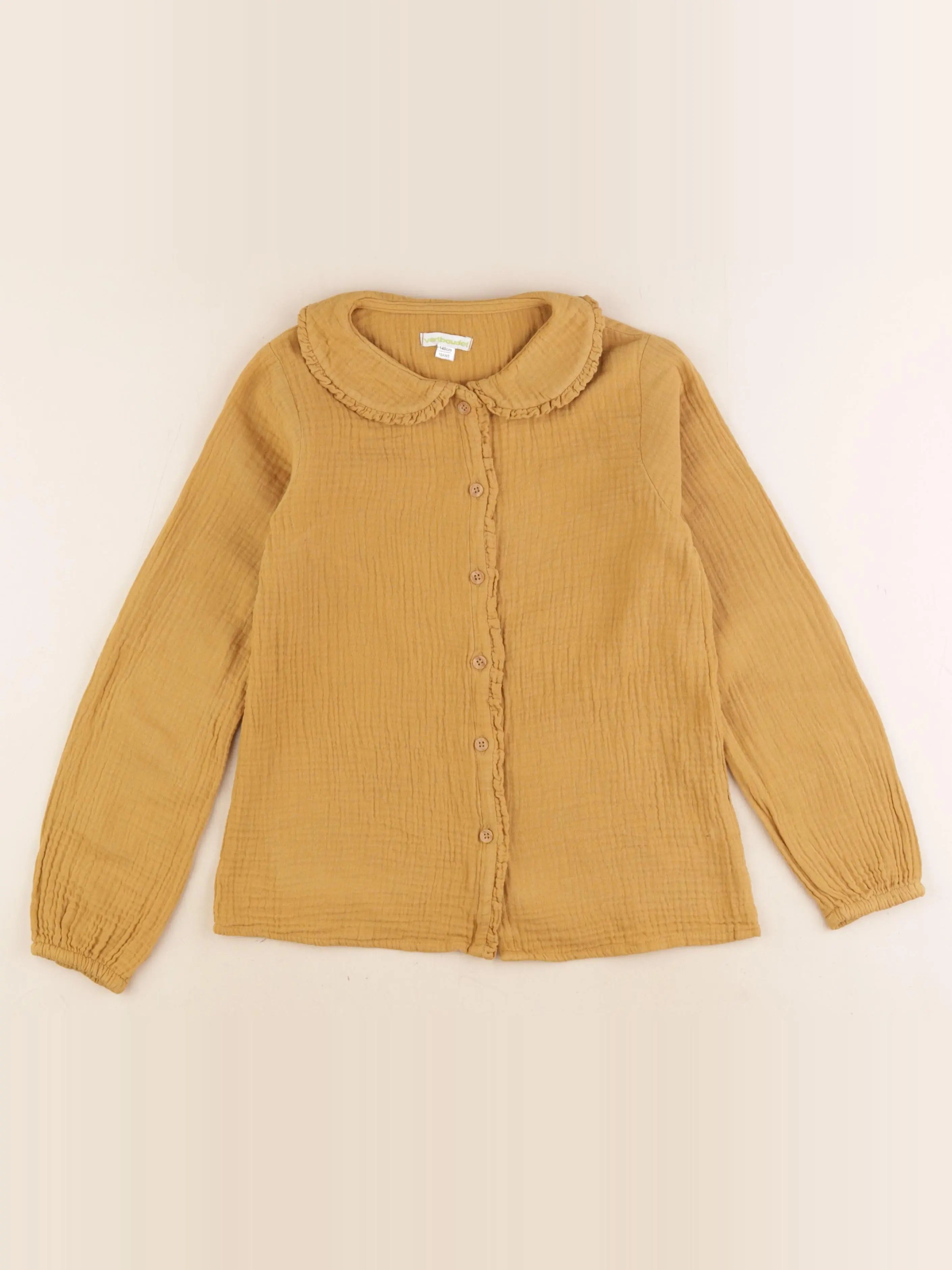 Vertbaudet - blouse marron - 10 ans