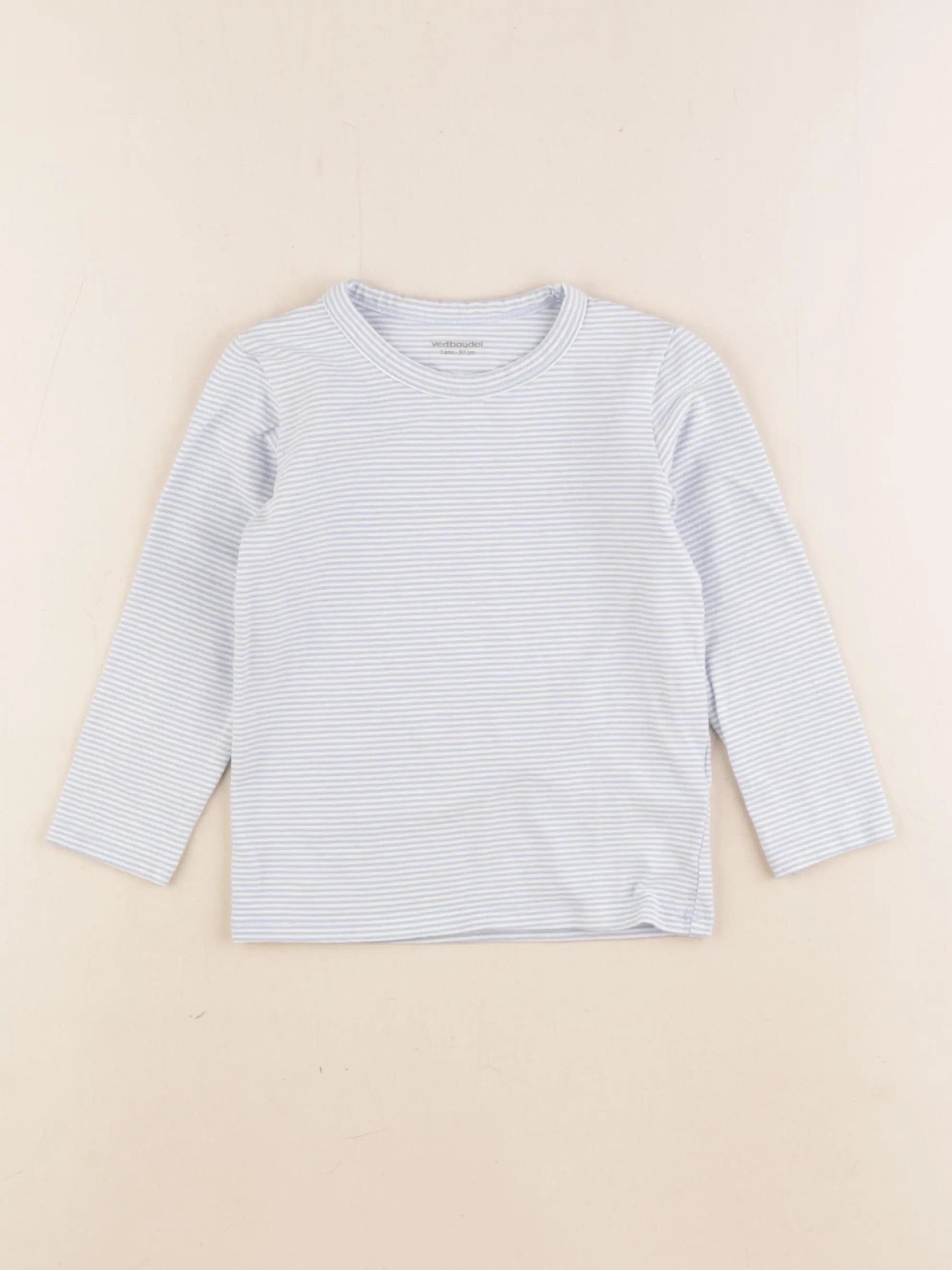 Vertbaudet - tee-shirt bleu - 3 ans
