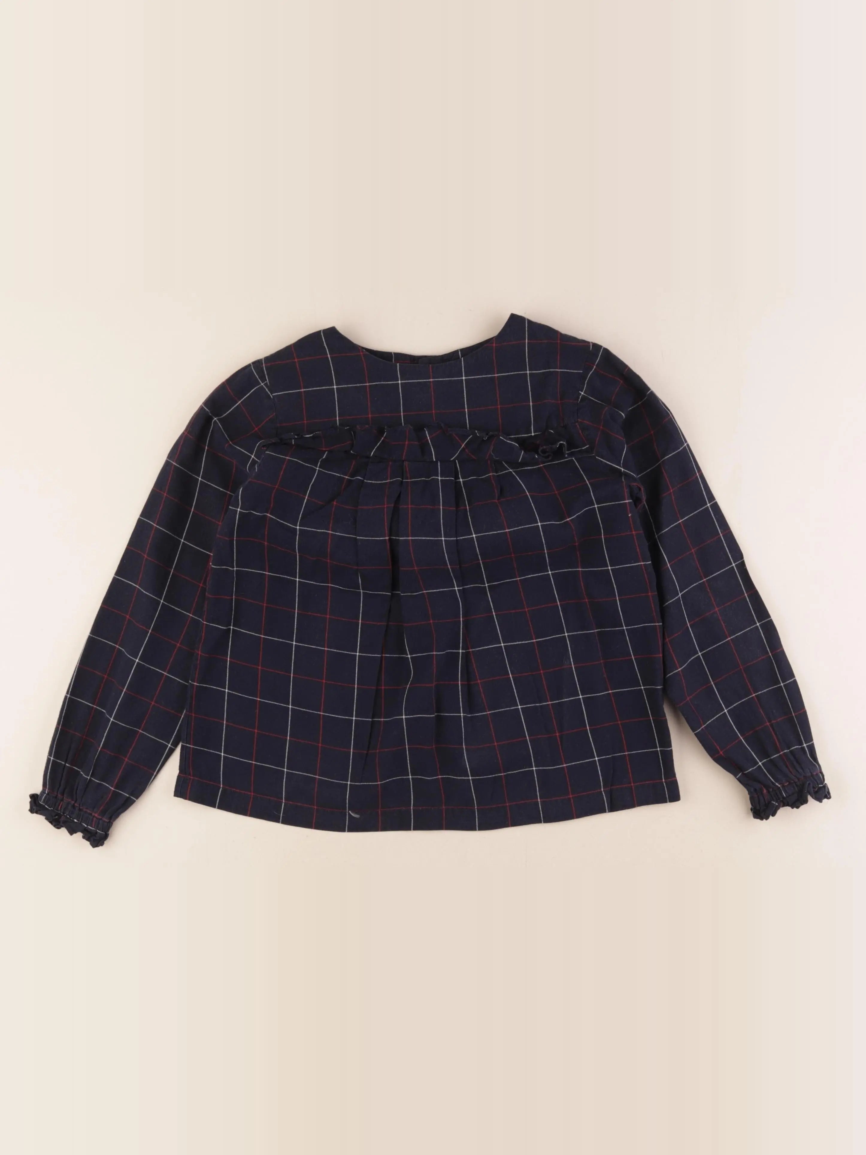 Jacadi - blouse bleu - 8 ans