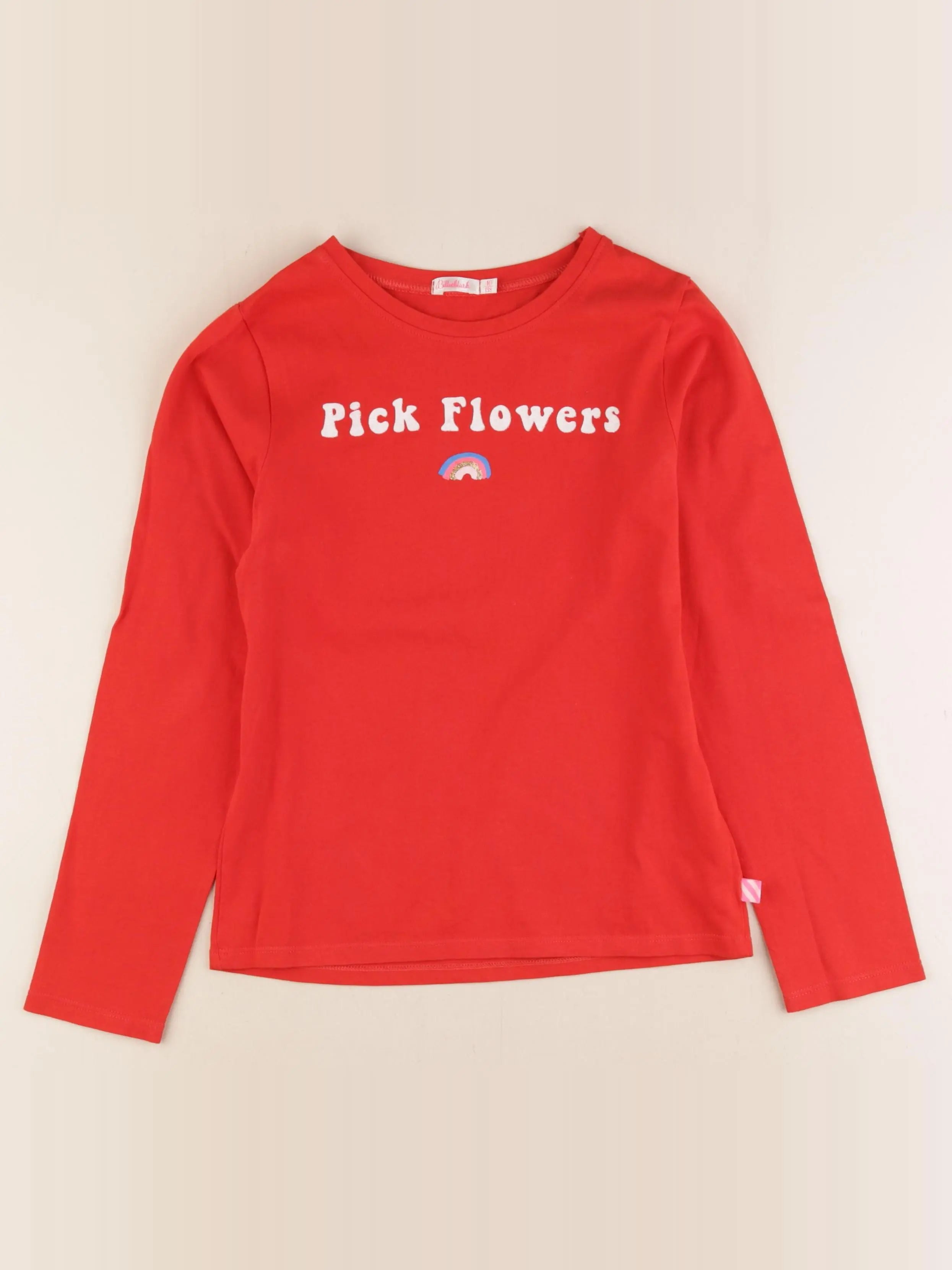 Billie Blush - tee-shirt rouge - 10 ans