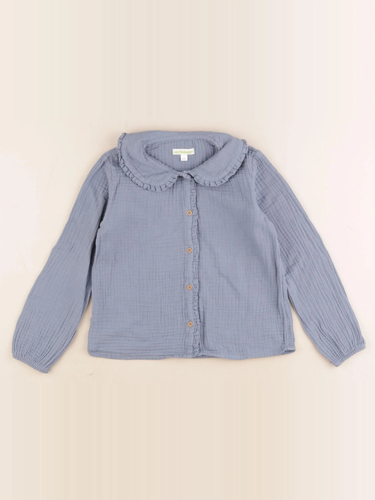 Vertbaudet - blouse bleu - 6 ans