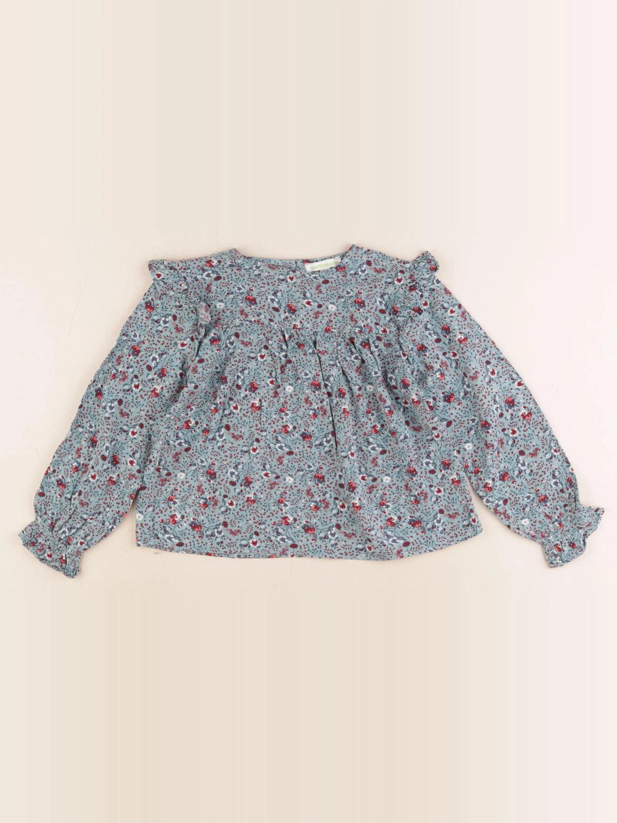 Vertbaudet - blouse vert - 5 ans