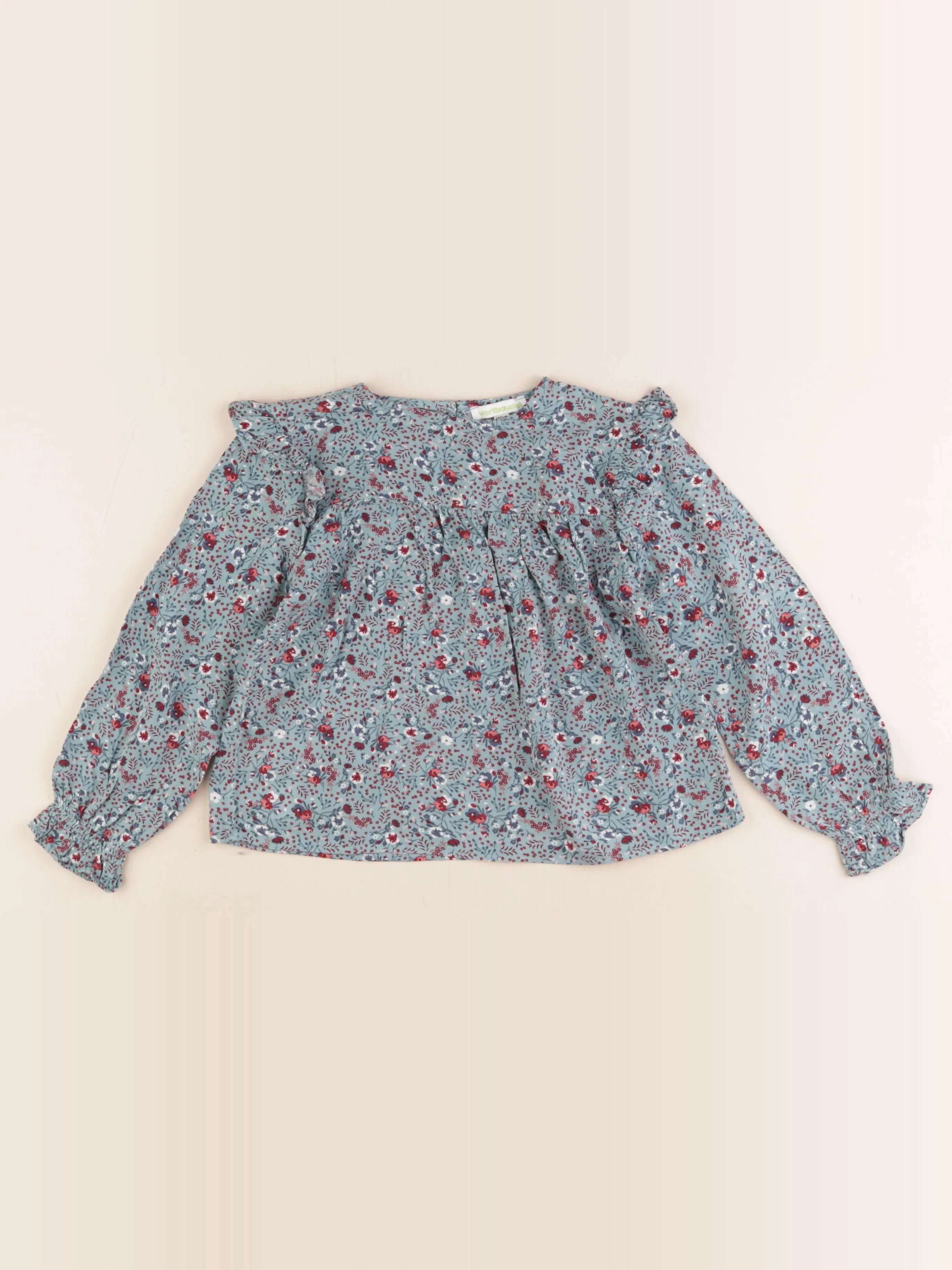 Vertbaudet - blouse vert - 5 ans
