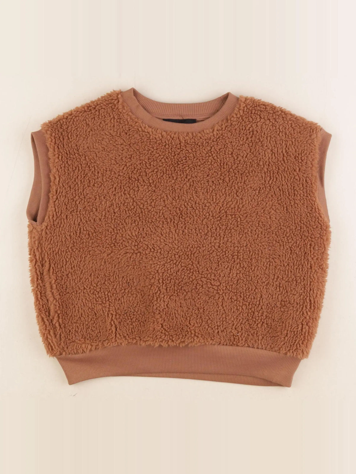 Monoprix - pull marron - 5 ans