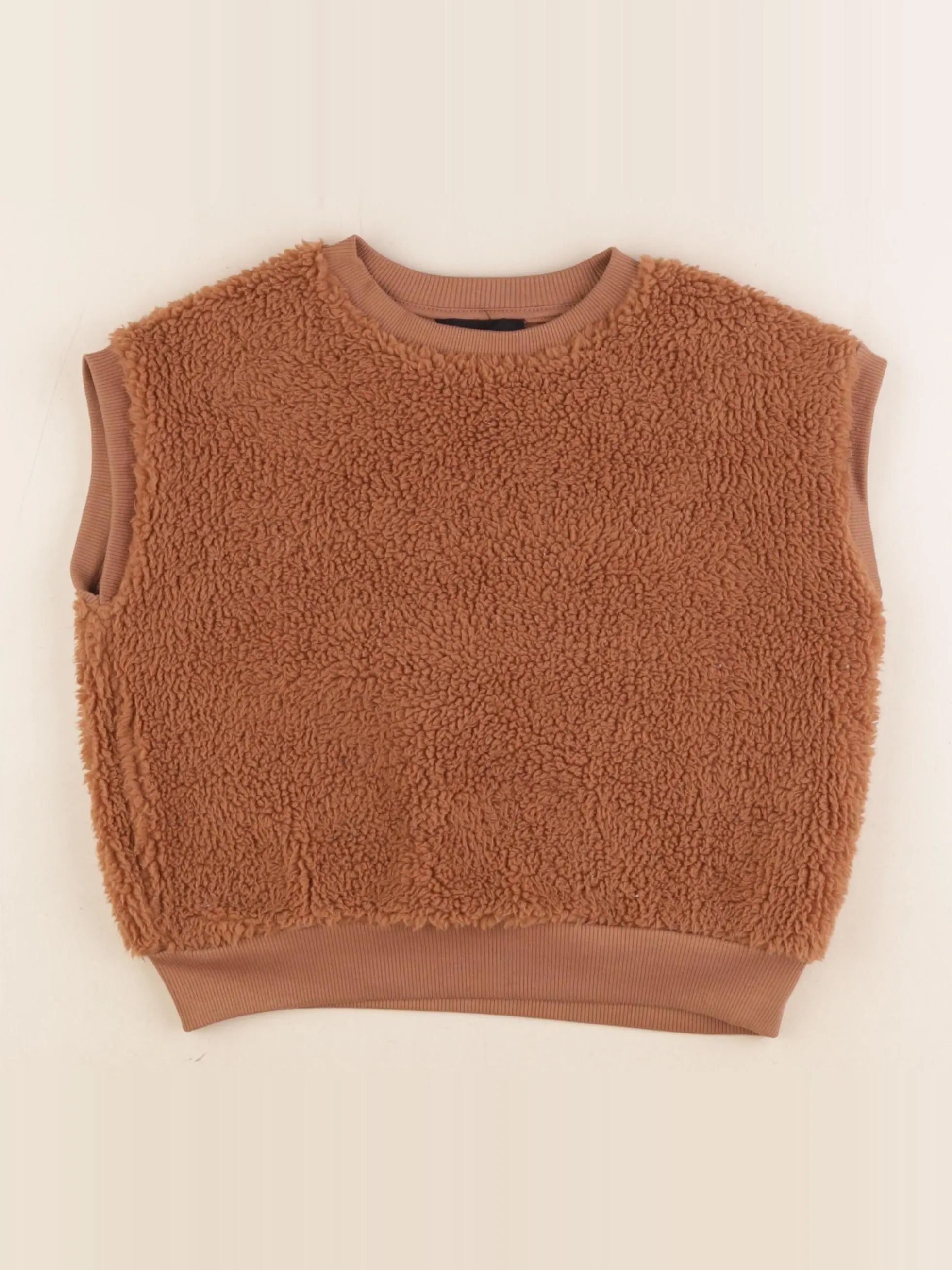 Monoprix - pull marron - 5 ans