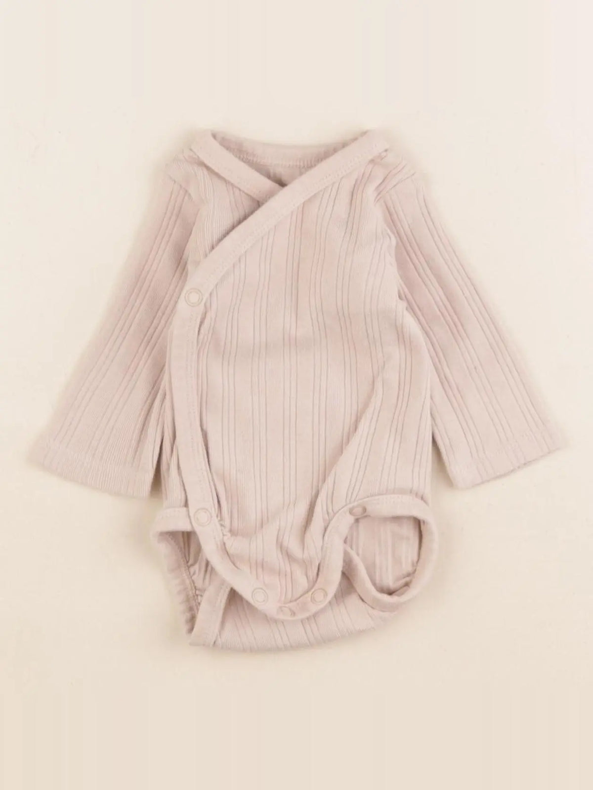 H&M - body beige - 0/1 mois