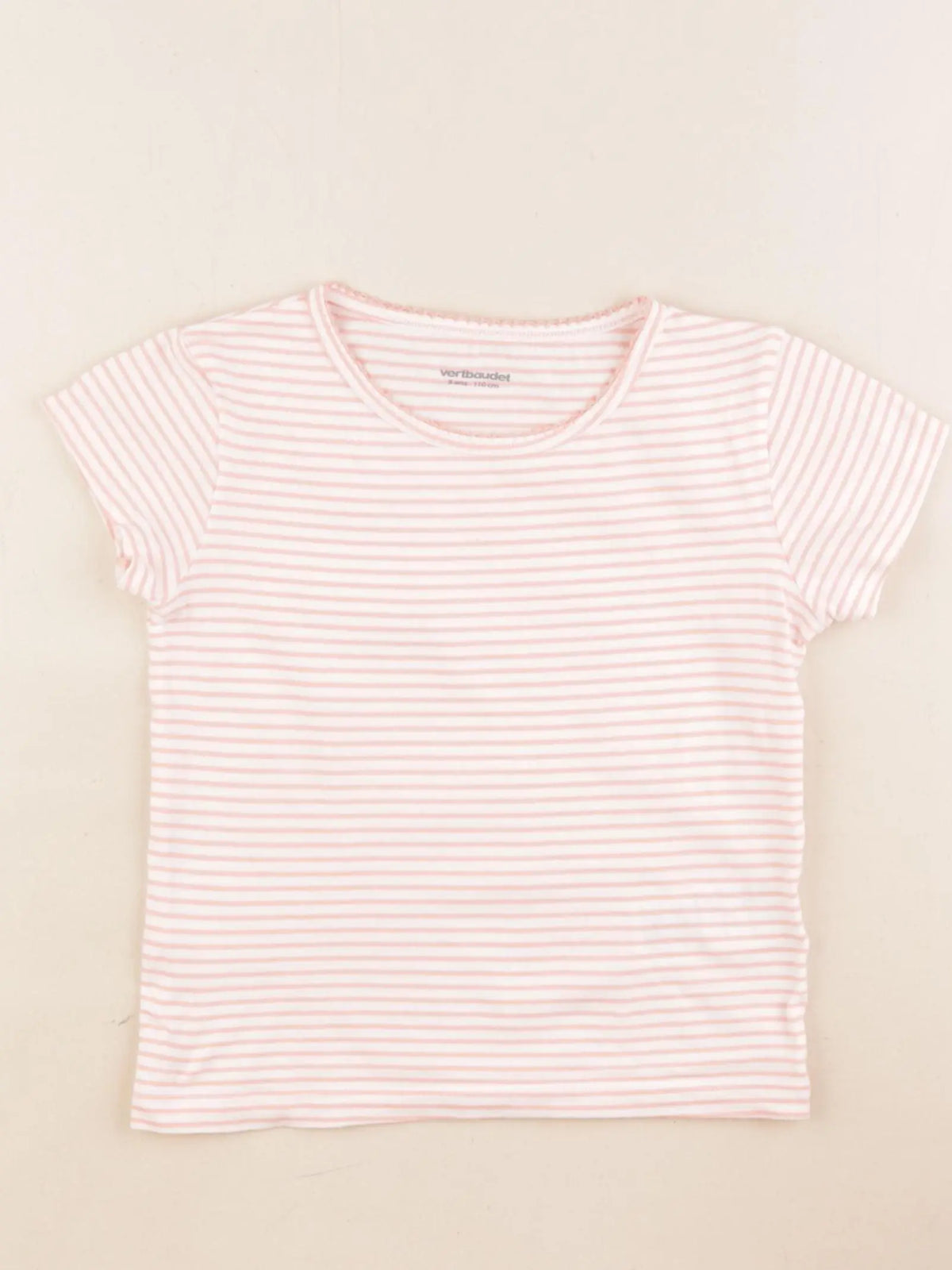 Vertbaudet - maillot de corps rose - 5 ans