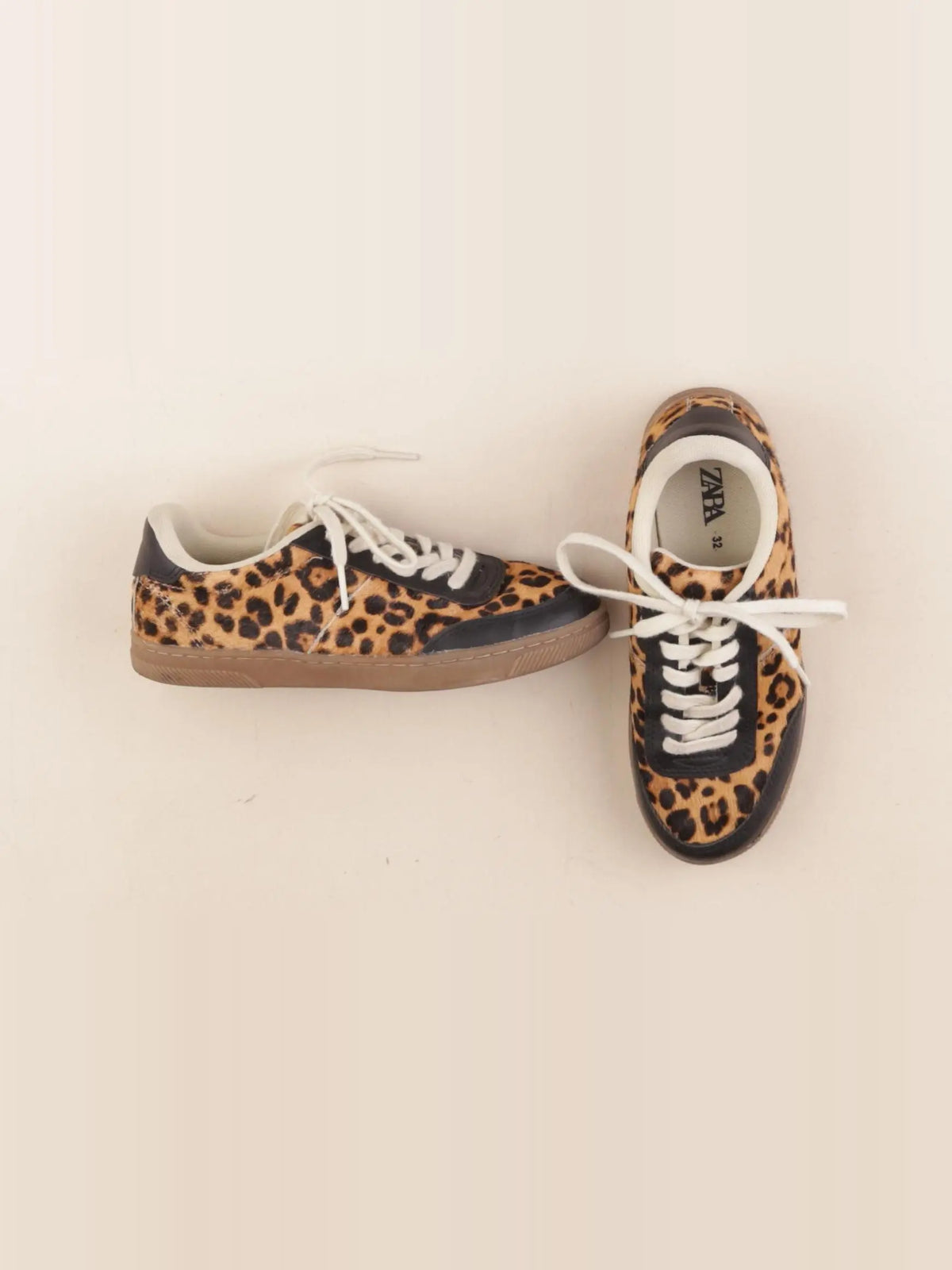 Zara - baskets marron, noir - pointure 32