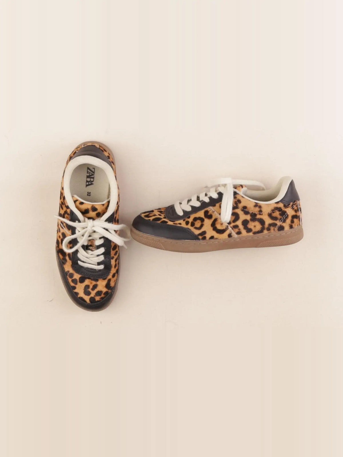 Zara - baskets marron, noir - pointure 32
