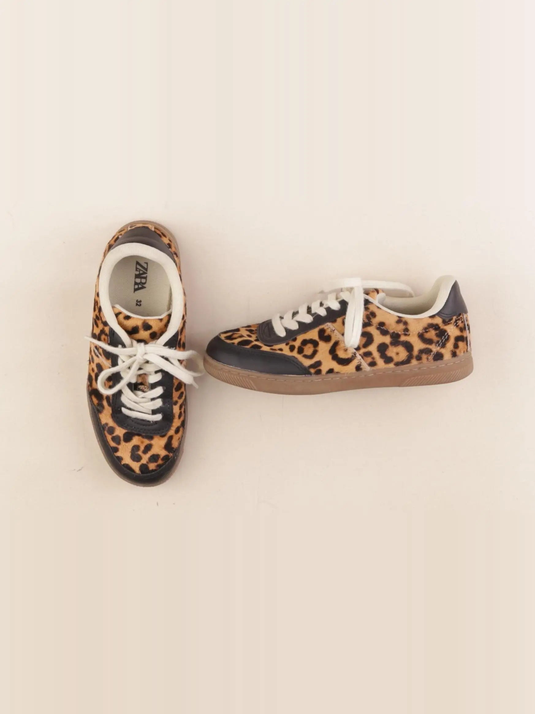 Zara - baskets marron, noir - pointure 32