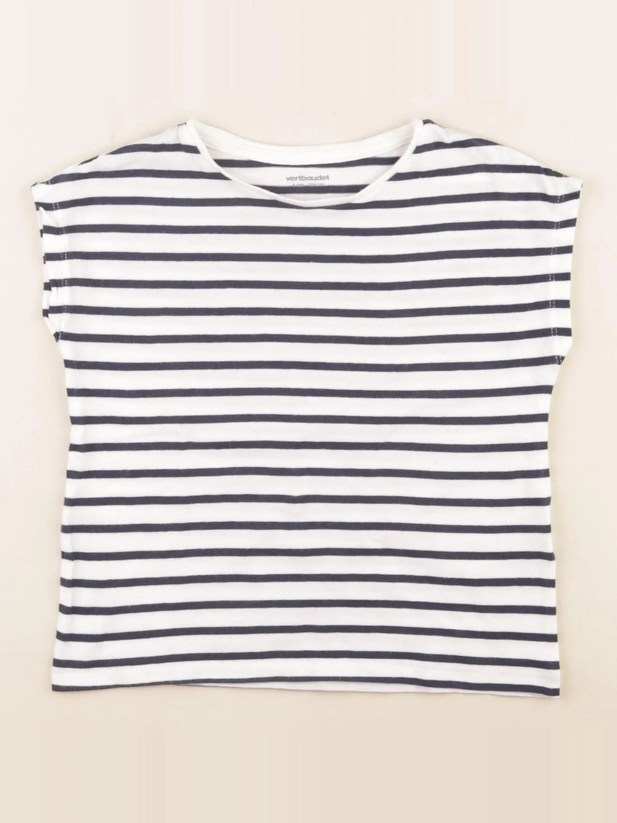 Vertbaudet - tee-shirt bleu - 4 ans