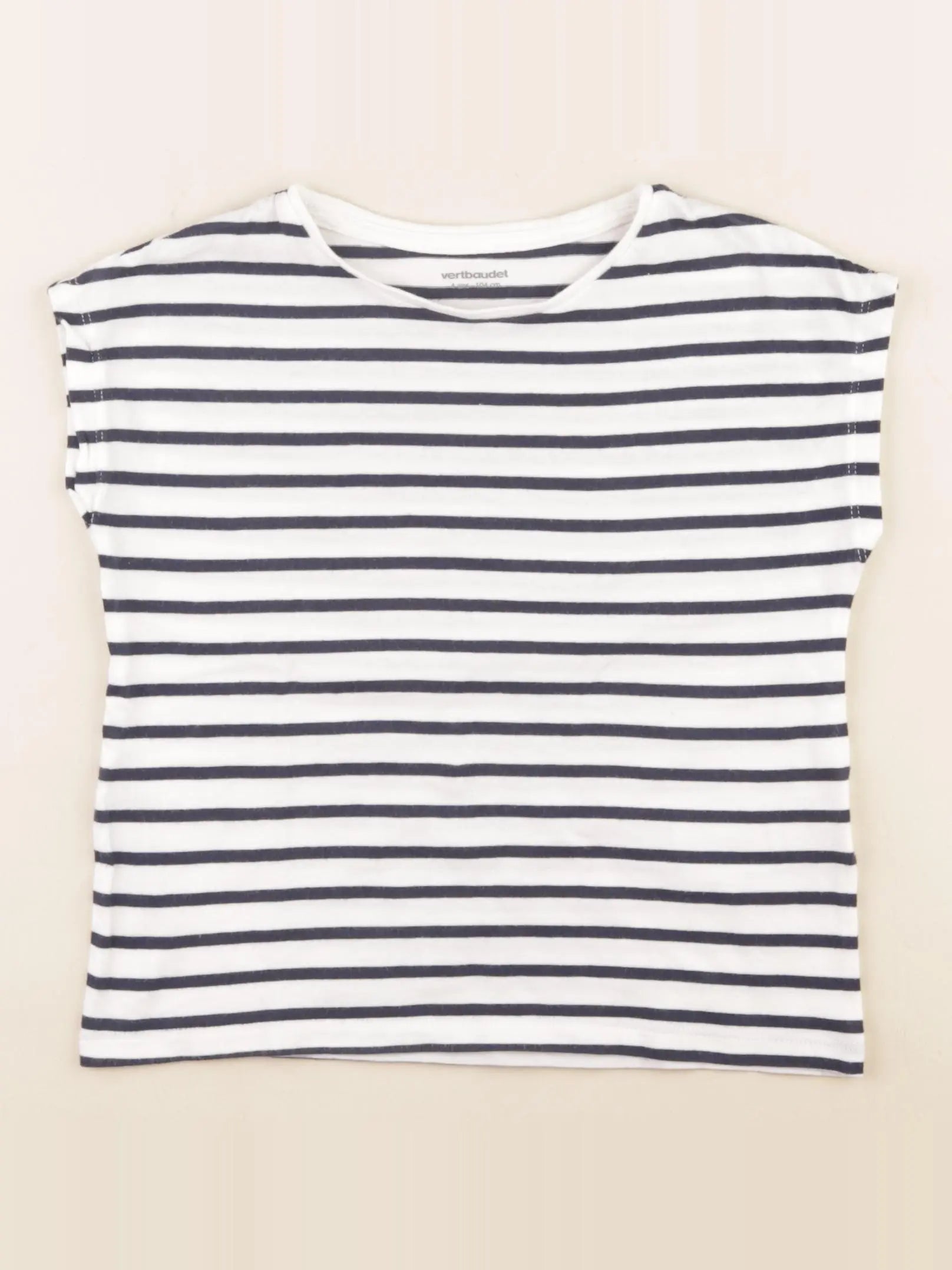 Vertbaudet - tee-shirt bleu - 4 ans
