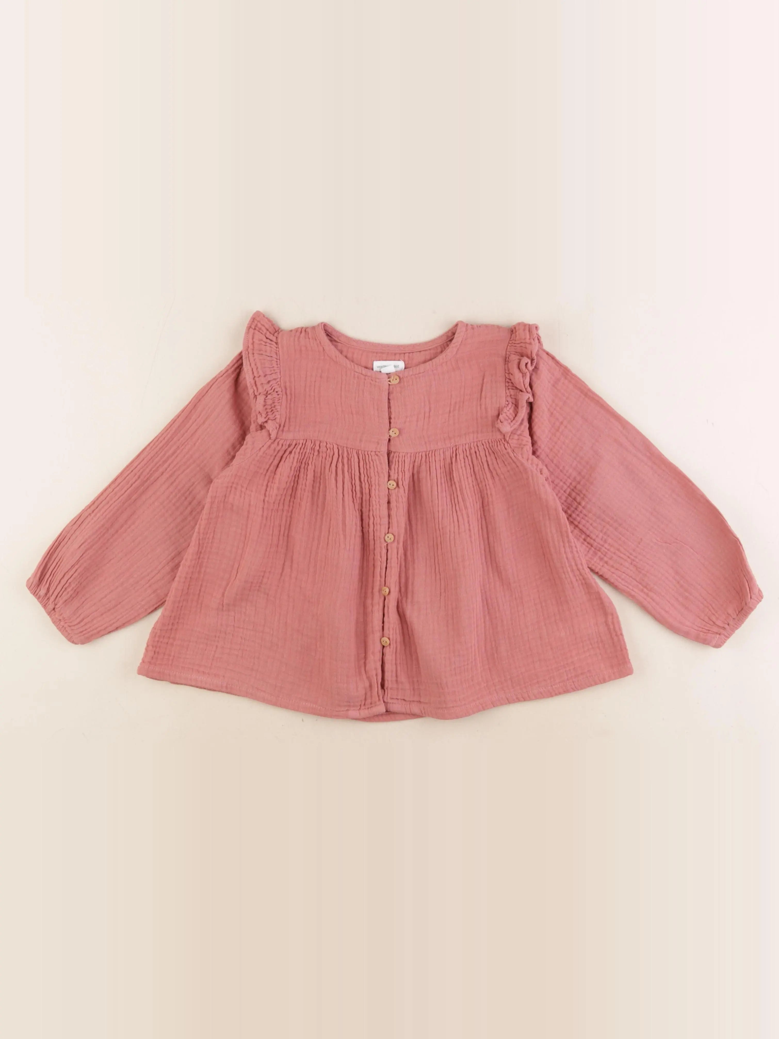 Vertbaudet - blouse rose - 36 mois