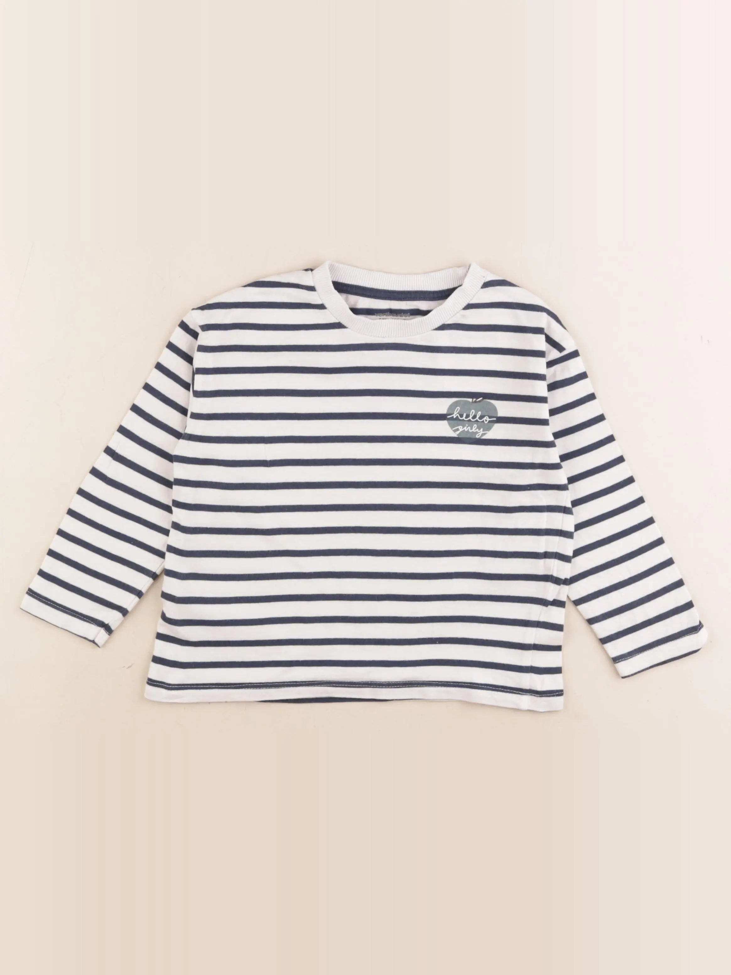 Vertbaudet - tee-shirt blanc - 4 ans