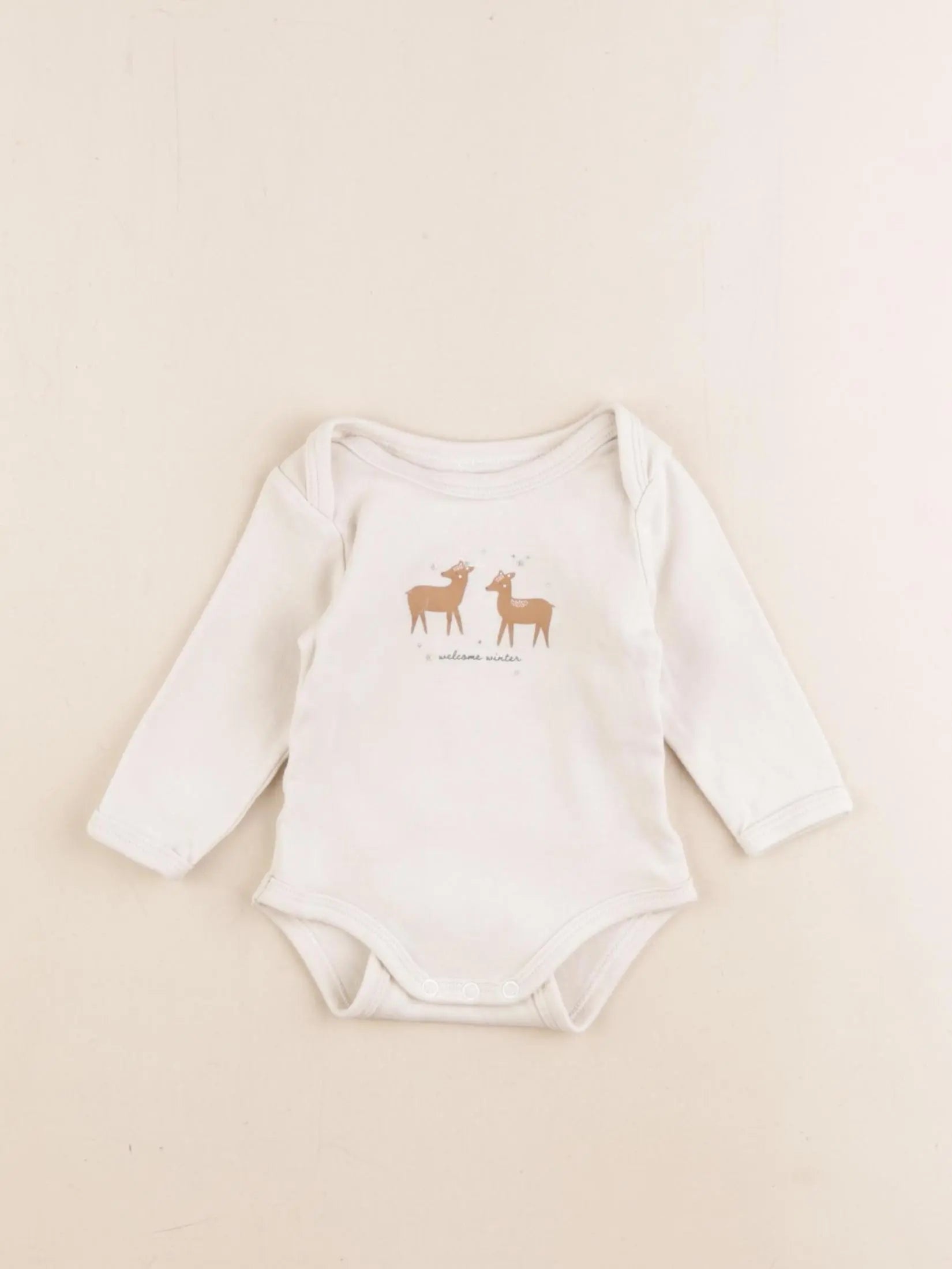 Vertbaudet - body beige - 3 mois