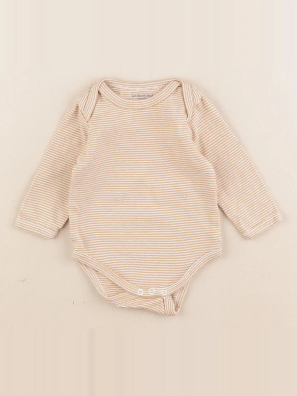 Vertbaudet - body jaune - 6 mois