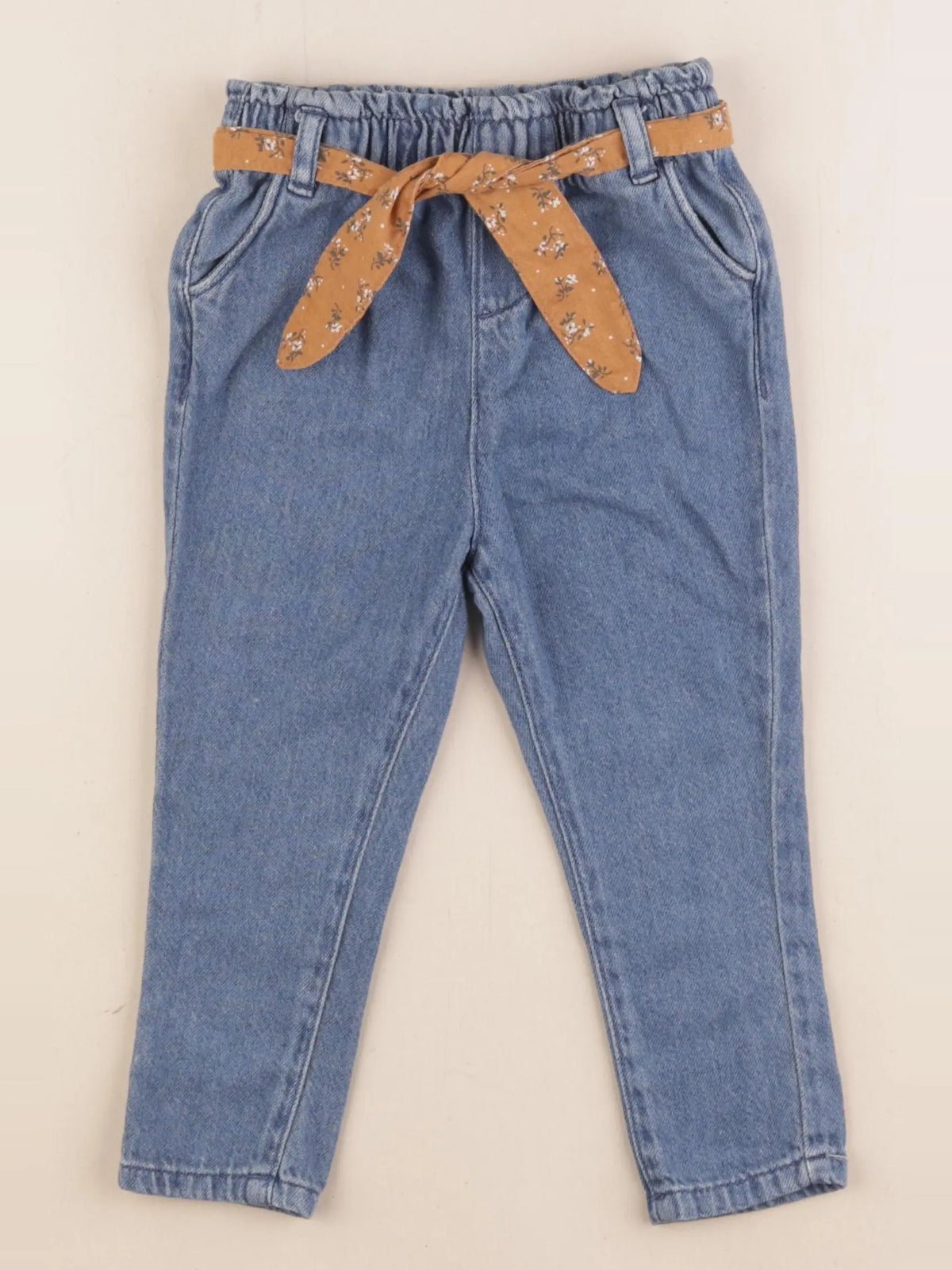 Vertbaudet - pantalon bleu - 24 mois