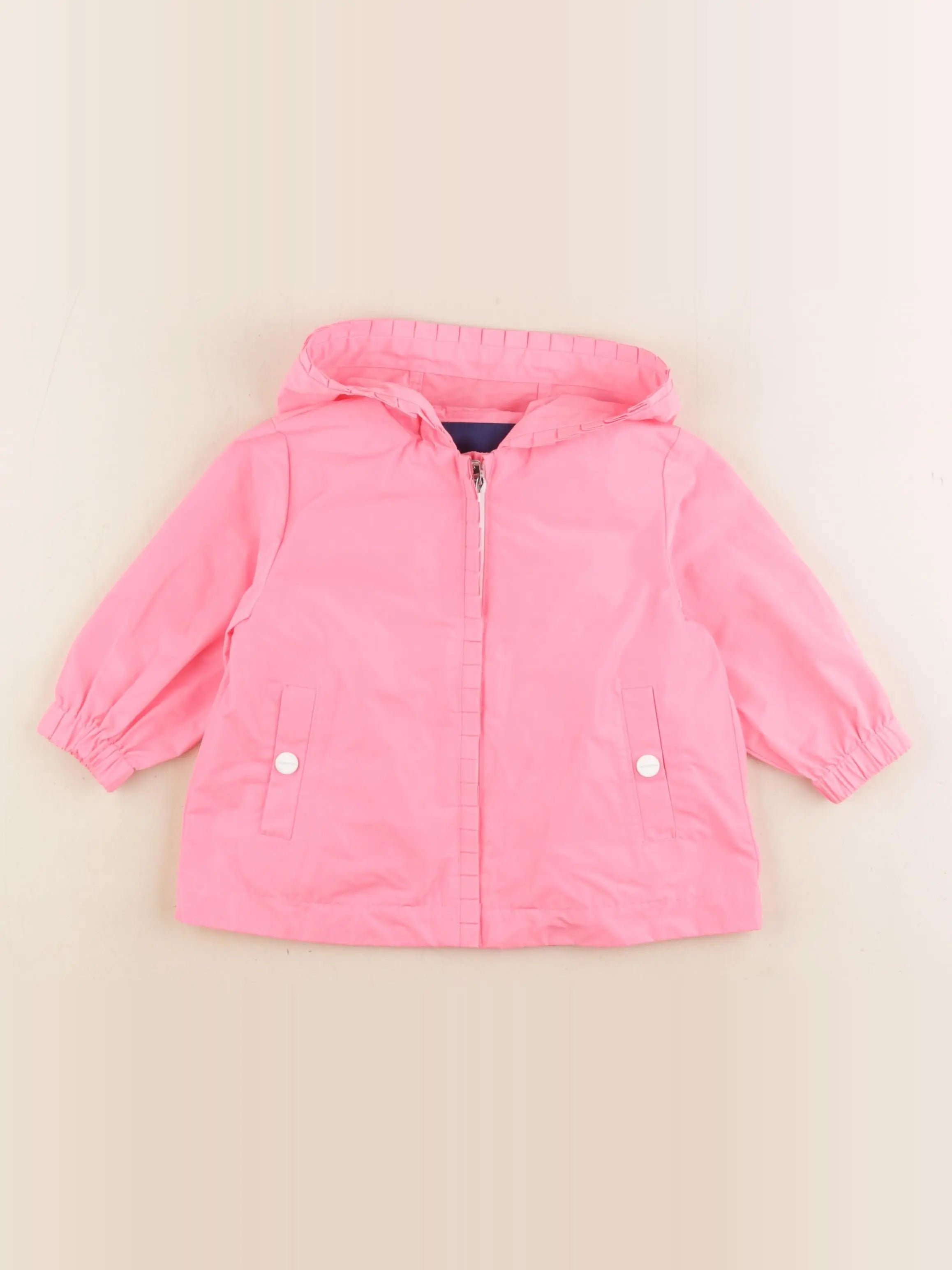 Jacadi - imperméable rose - 12 mois
