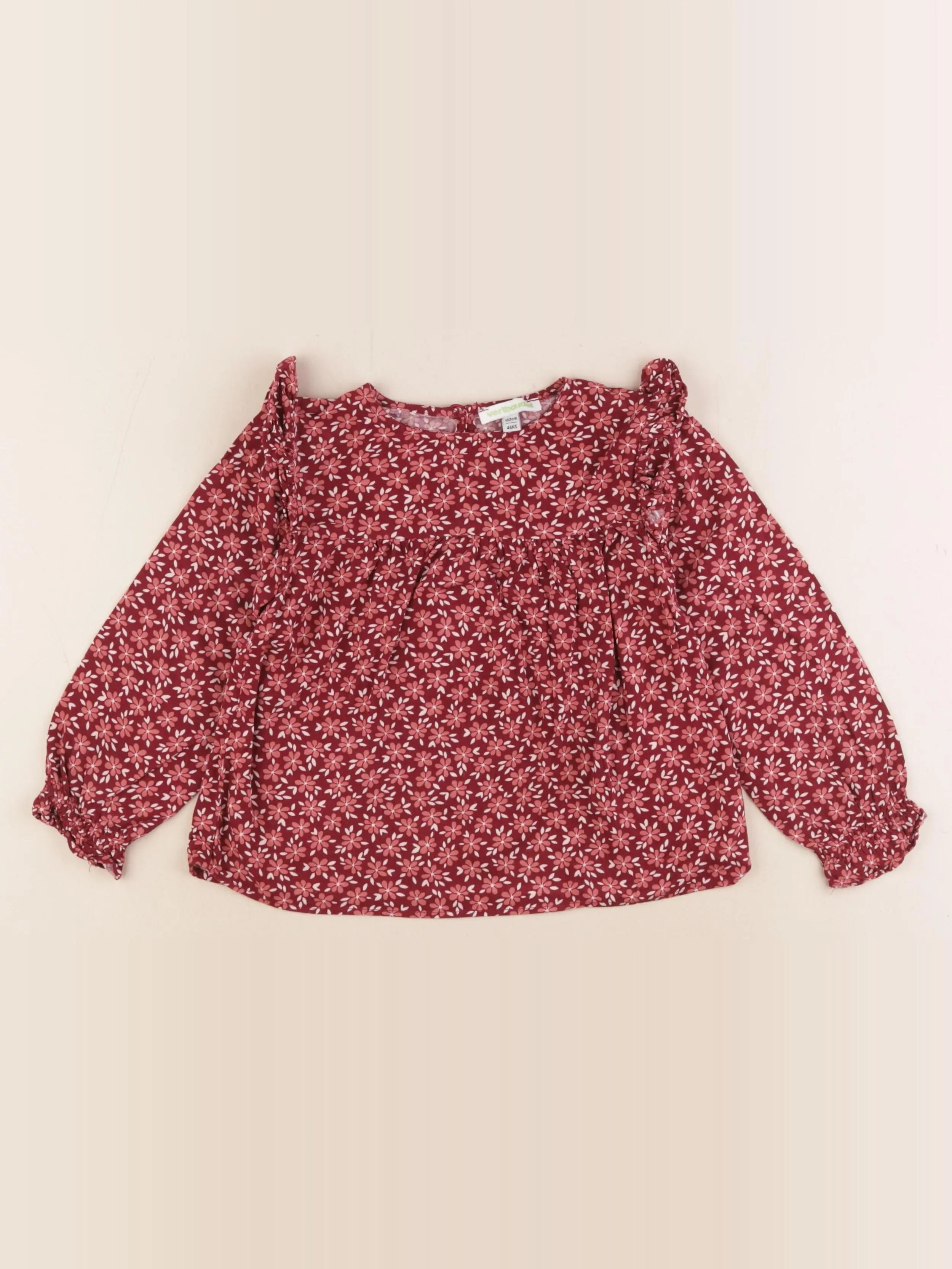 Vertbaudet - blouse rose - 4 ans