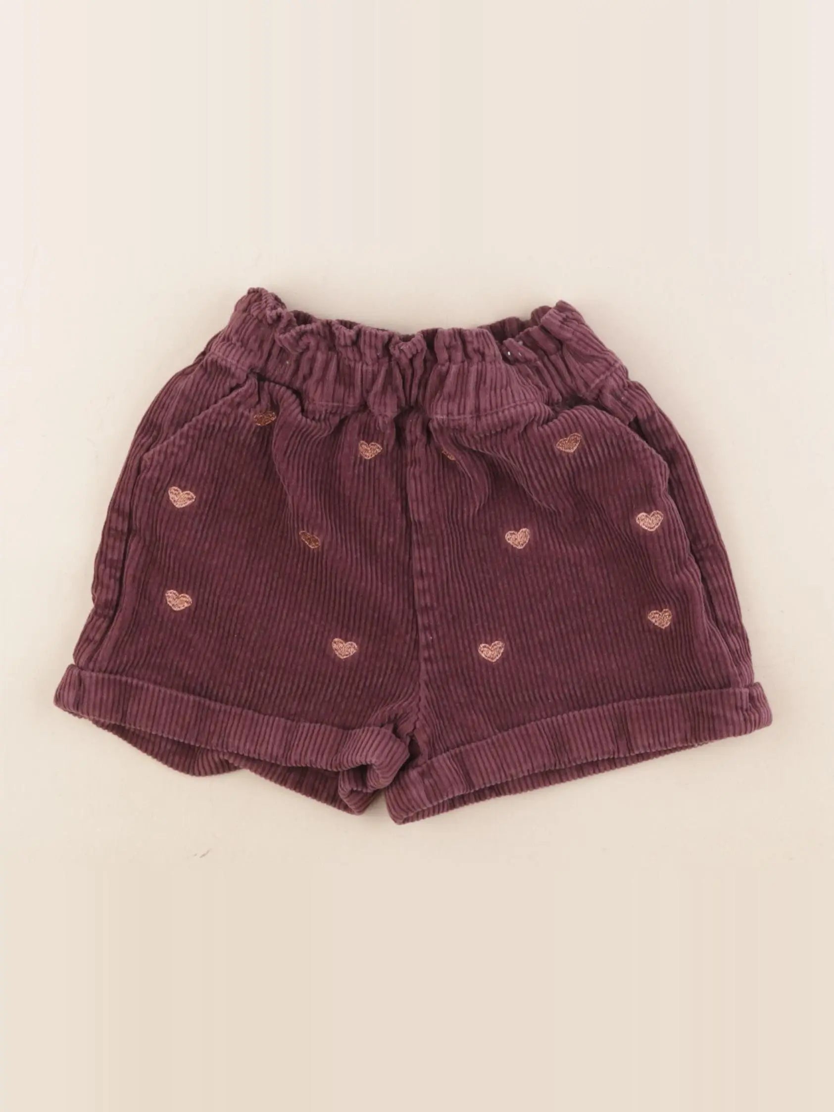 Vertbaudet - short violet - 4 ans