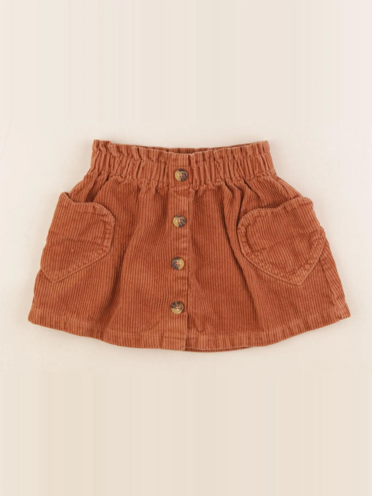 Vertbaudet - jupe marron - 4 ans