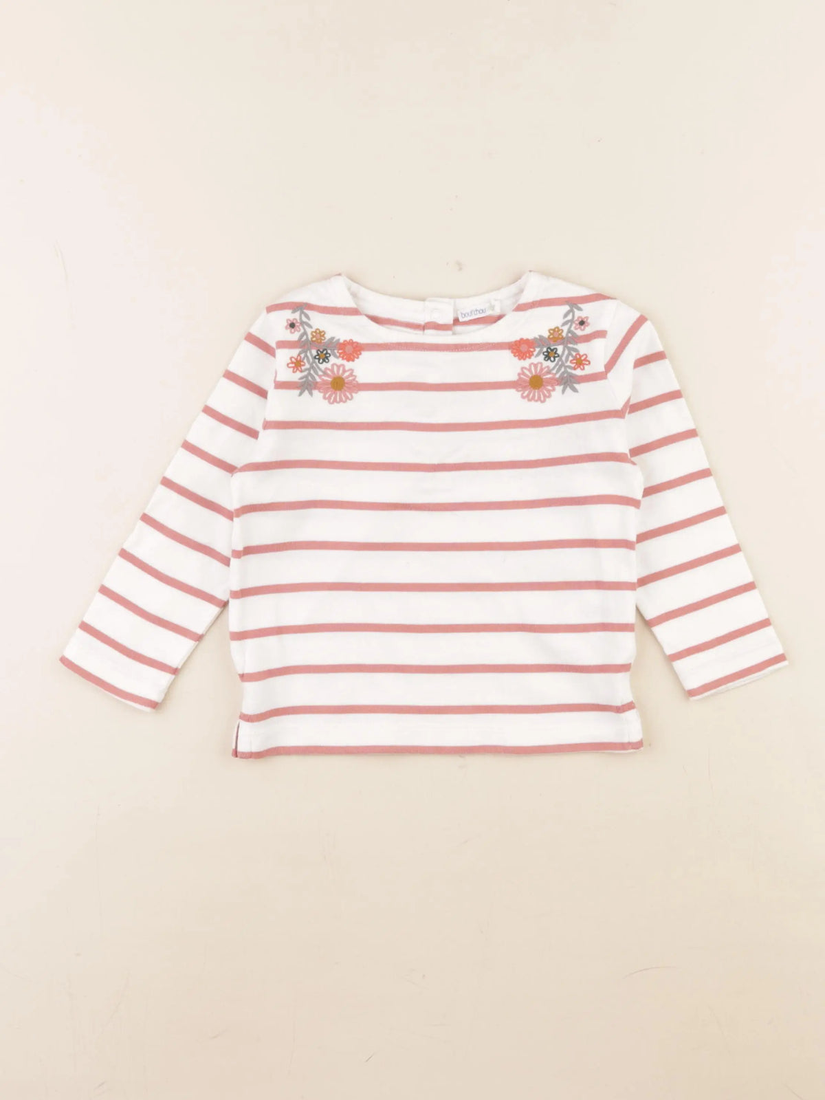 Boutchou - tee-shirt beige - 18 mois