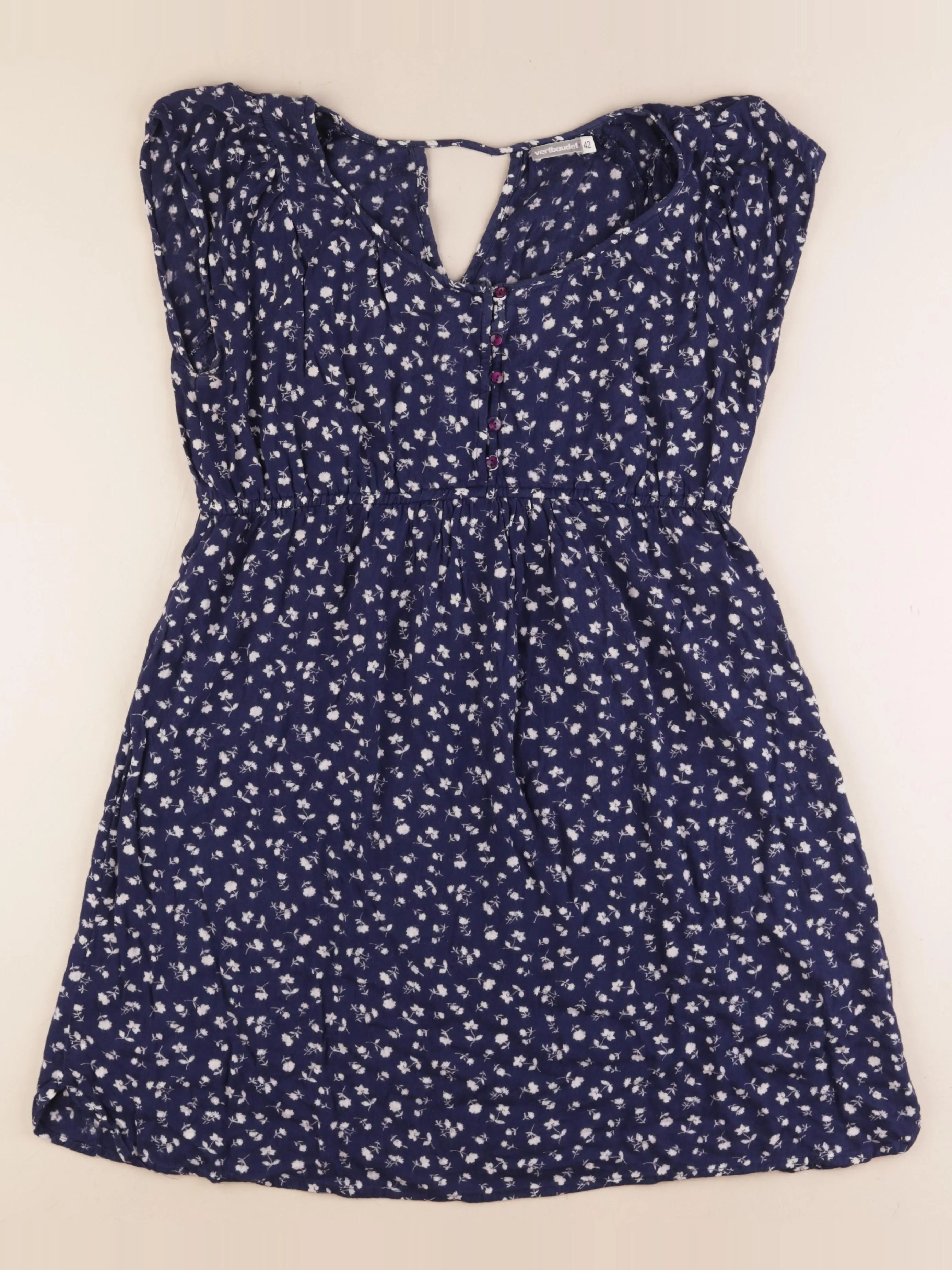 Vertbaudet - robe grossesse bleu - 42