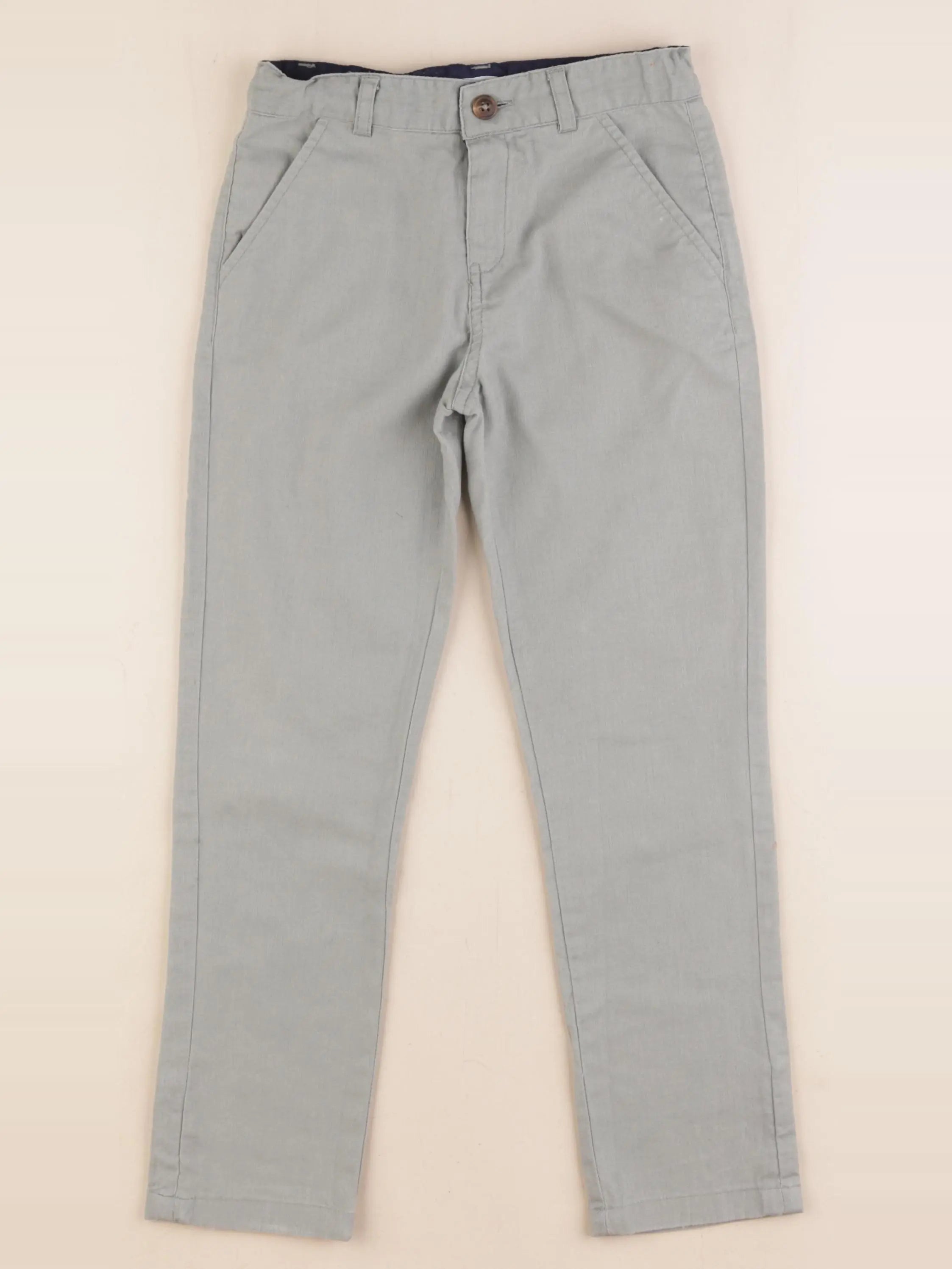 Vertbaudet - pantalon vert - 7 ans
