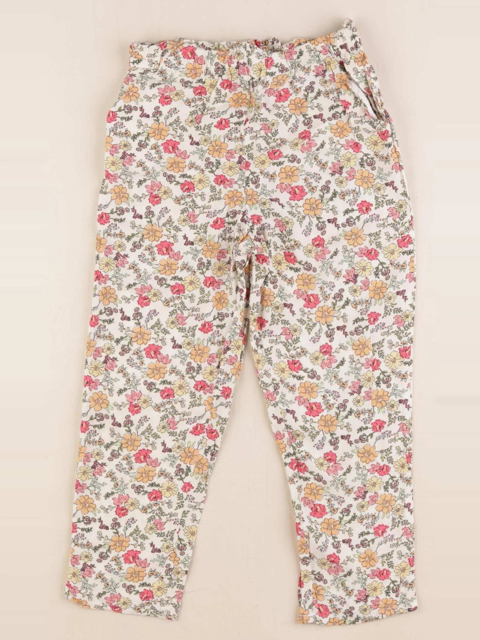 Vertbaudet - pantalon multicolore - 7 ans