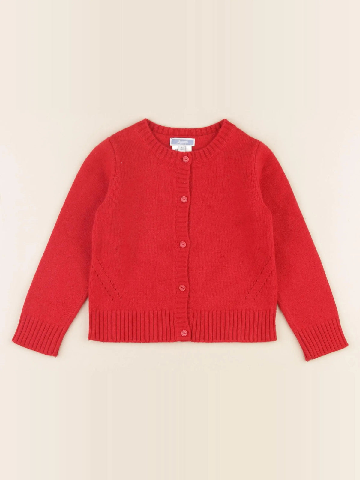 Jacadi - gilet rouge - 4 ans