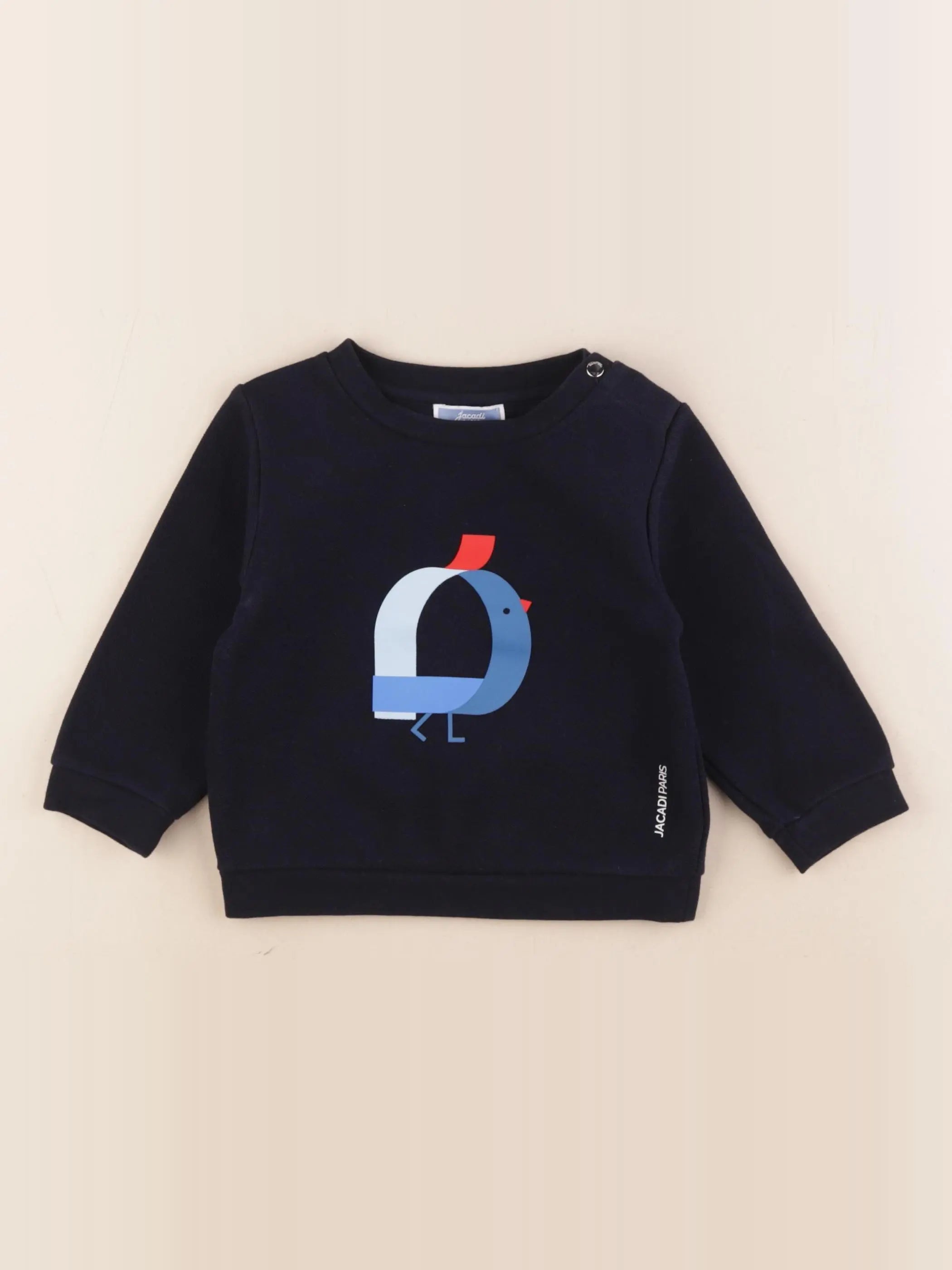 Jacadi - sweat bleu - 18 mois